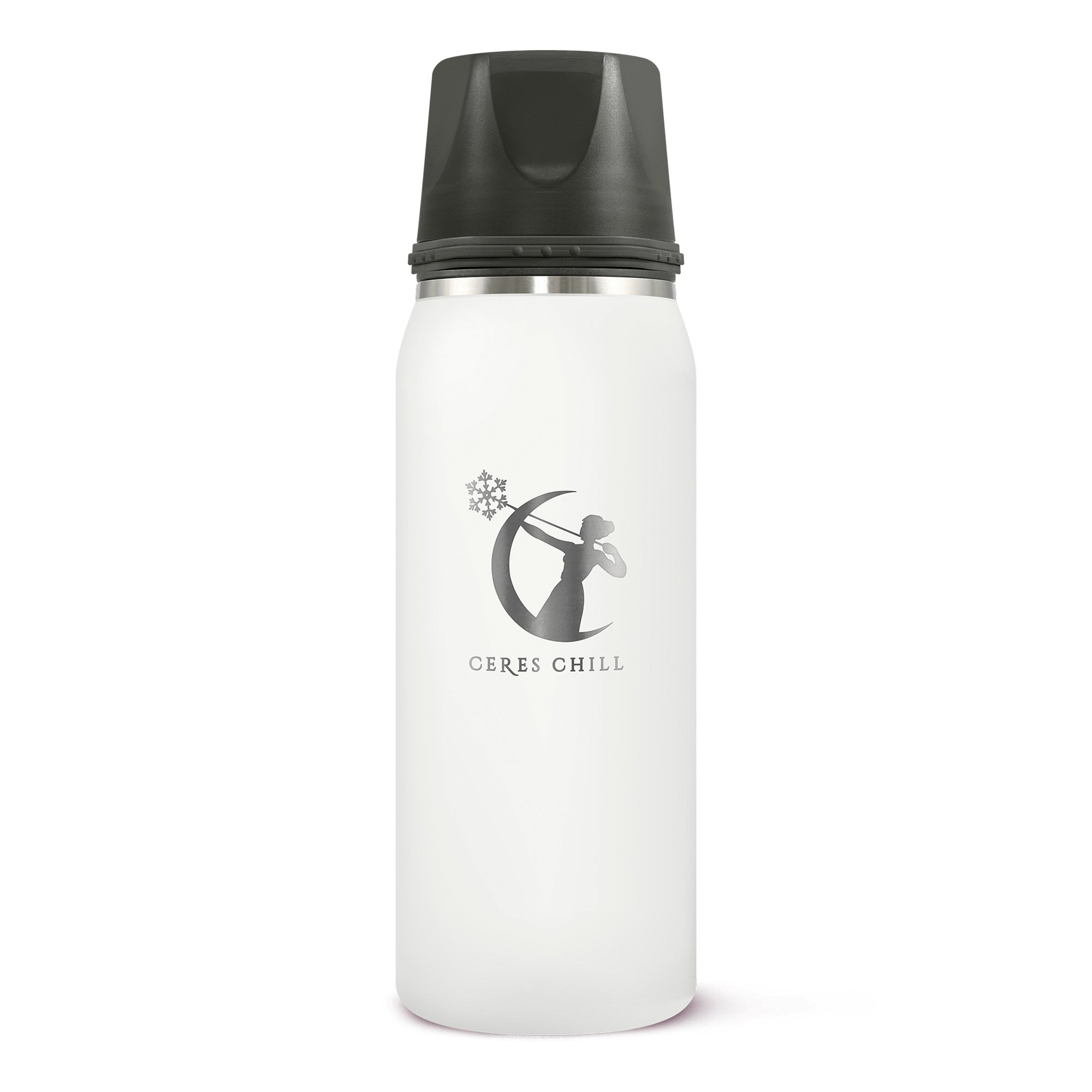 Ceres Chill Co CC-1-BC-L-WH - Ceres Chill OG Stainless Steel Breast Milk Chiller Container, White - 1/Each, 12/Case