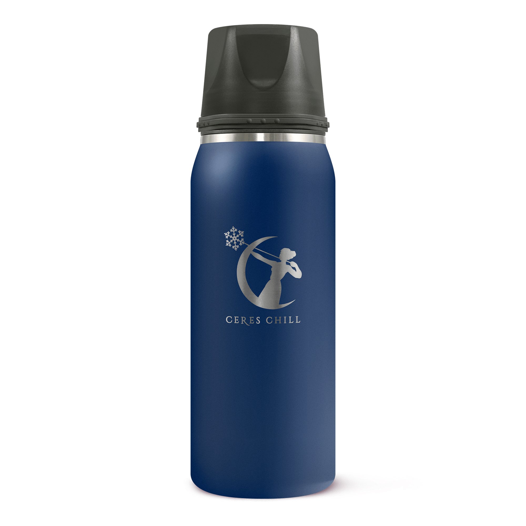 Ceres Chill Co CC-1-BC-L-NV - Ceres Chill OG Stainless Steel Breast Milk Chiller Container, Dark Blue - 1/Each, 12/Case