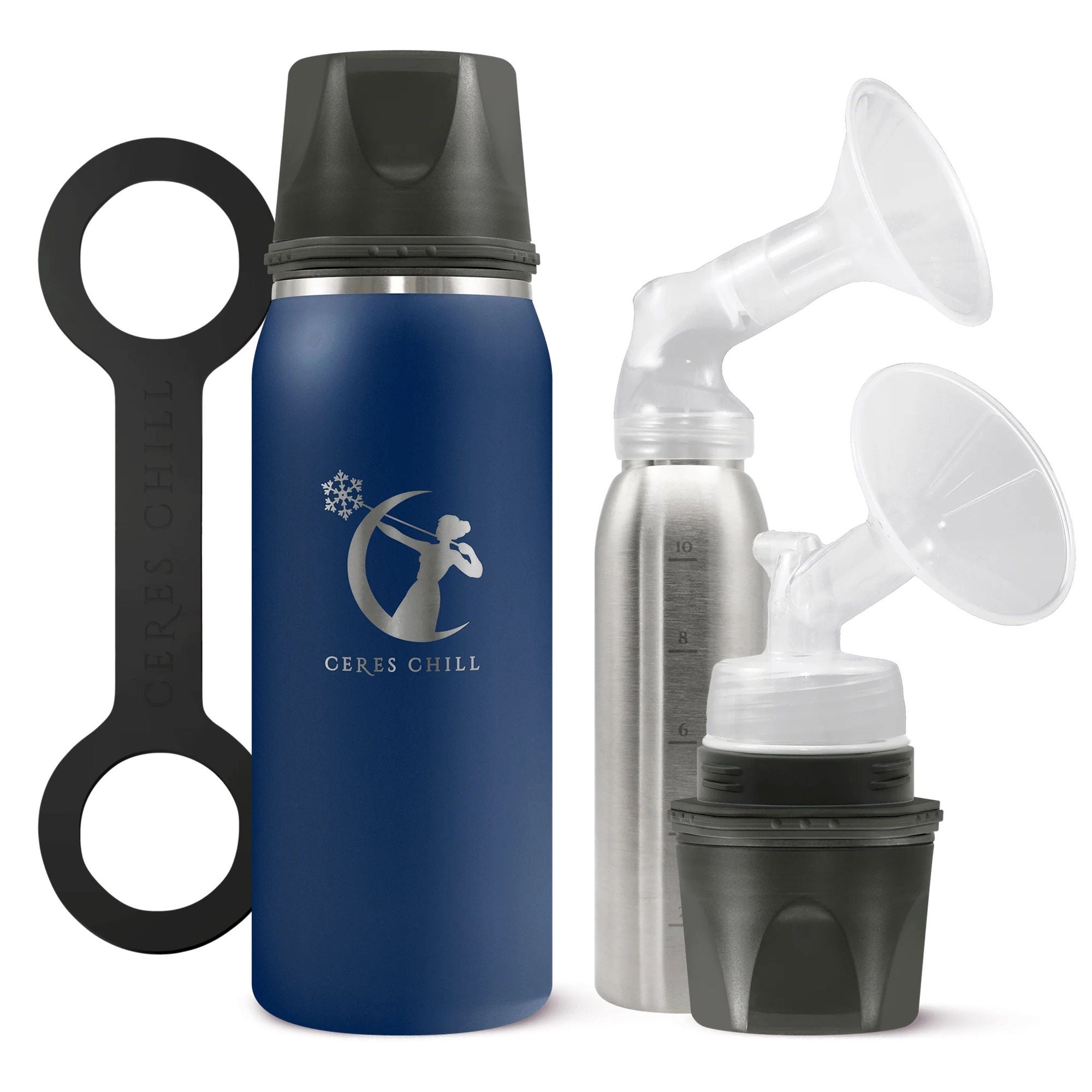 Ceres Chill Co - CC-1-BC-L-NV Ceres Chill OG Stainless Steel Breast Milk Chiller Container