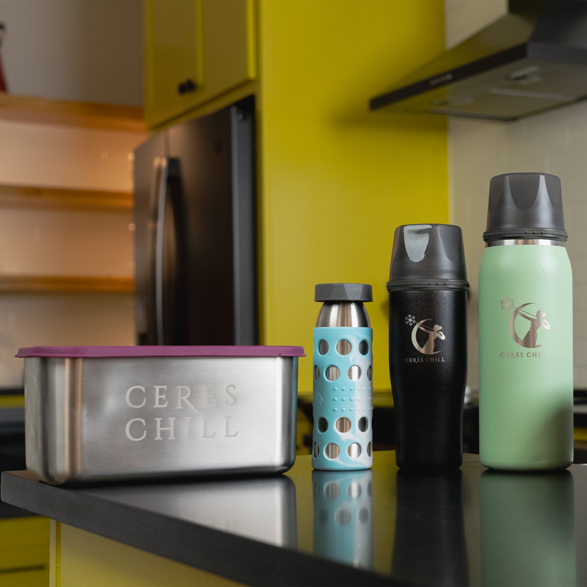 Ceres Chill Co CC-1-MLK-STCH-LX - Ceres Chill Milkstache Luxe Breast Milk Freezing Container - 1/Each, 18/Case