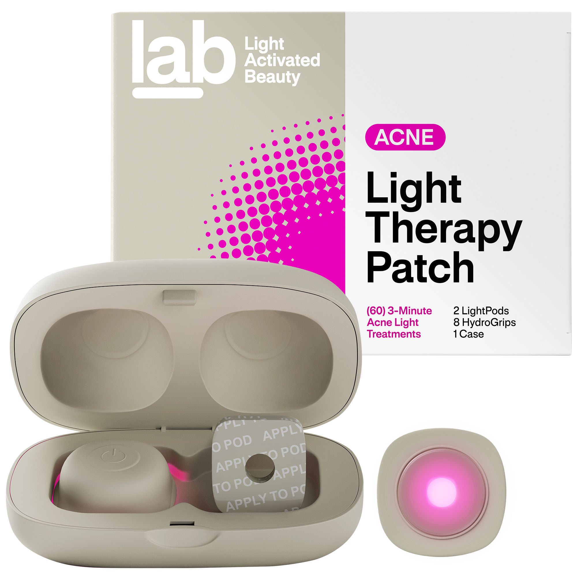 LED Technologies Inc - ACDUO LAB Acne Light Therapy Patch Acne Treatments w/ 2 Lightpods
