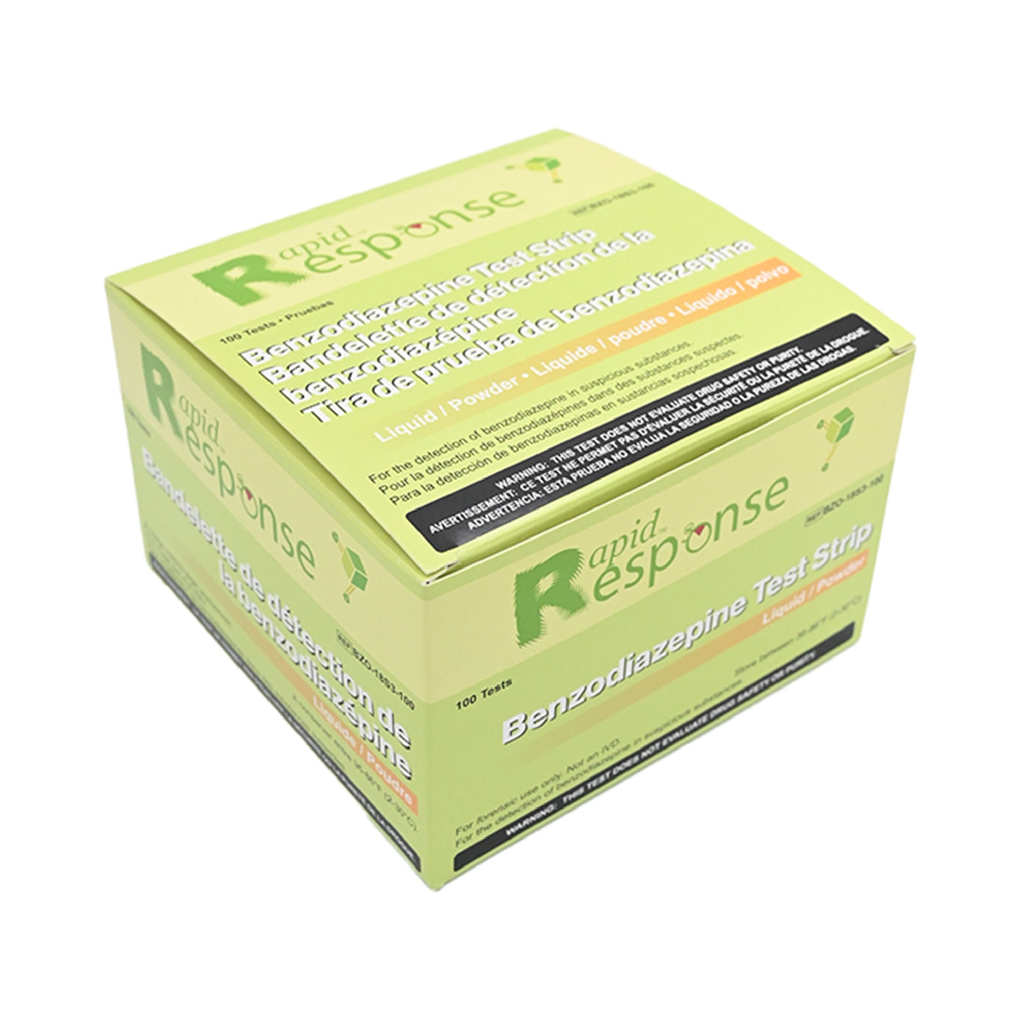 BTNX - BZO-18S3-100 Drug Identification Test Kit Rapid Response™ Benzodiazepine (BZO) 100 Tests For Forensic Use Only