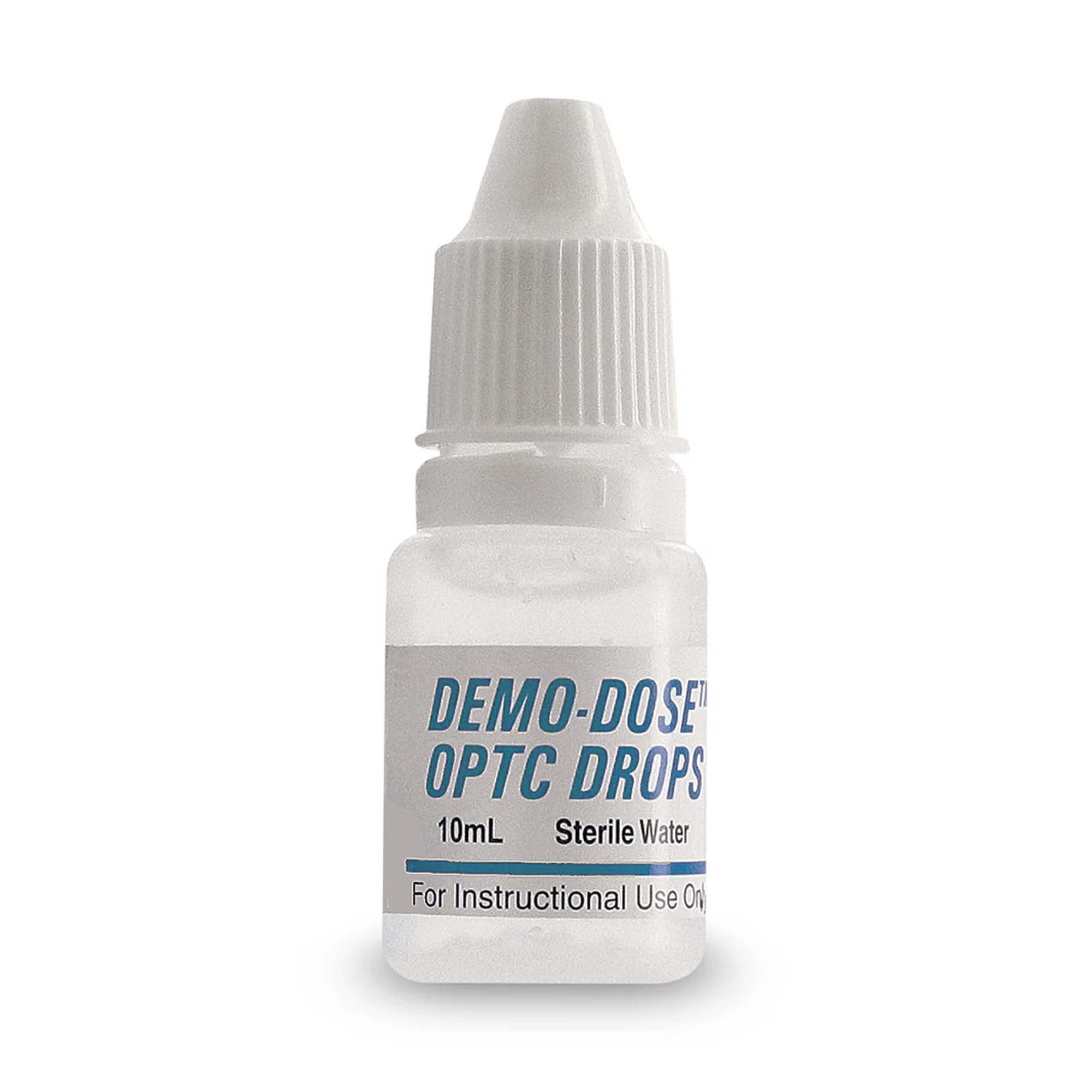 Nasco Healthcare - PN01078 Clinical Training Medication Demo Dose® Optc Drops Liquid Bottle 10 mL