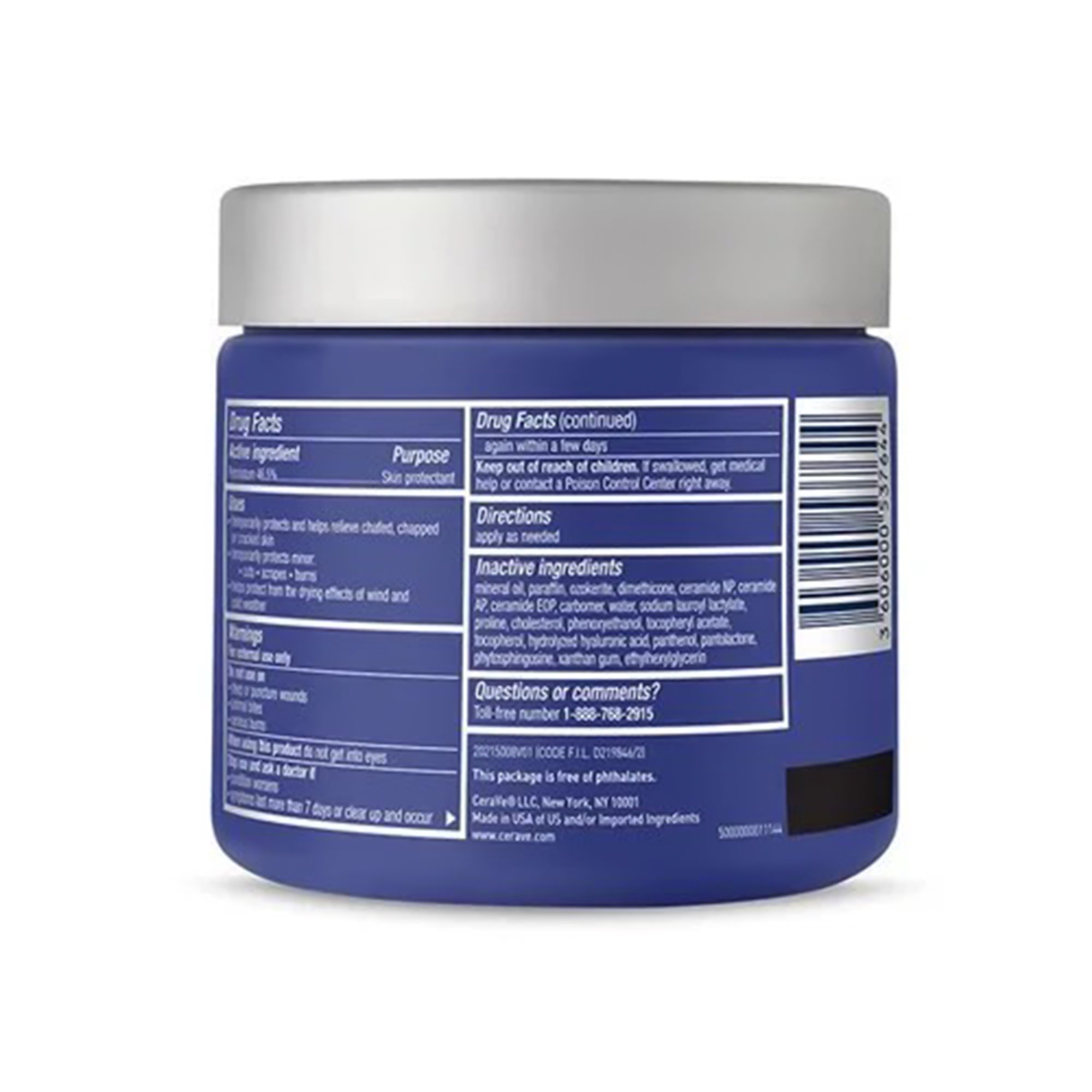 Loreal USA 60600053721 - CeraVe® Healing Ointment with Ceramides, 3-ounce Tube - 1/Each