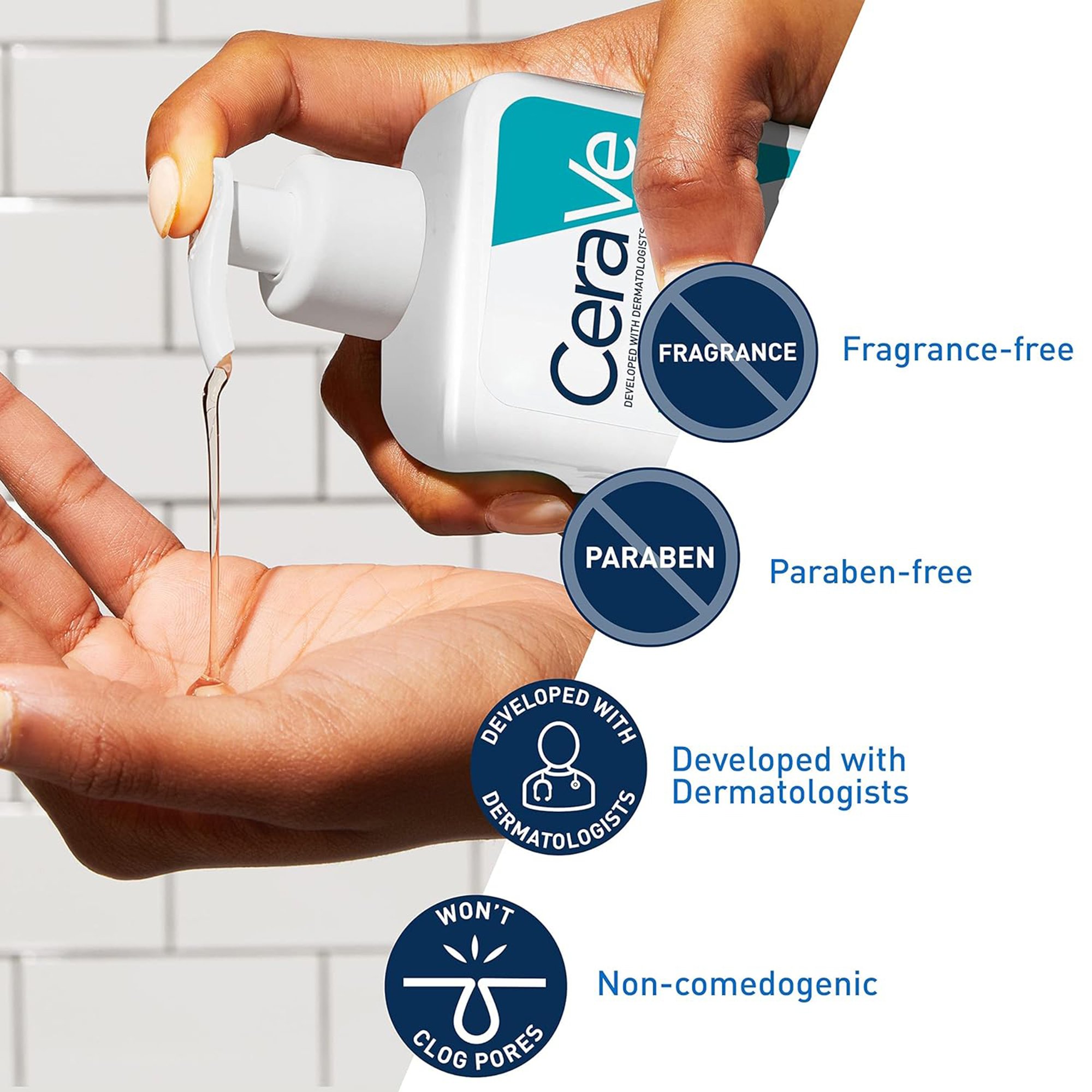 Loreal USA 60600057713 - CeraVe® 2% Salicylic Acid Acne Control Cleanser with Ceramides & Hectorite Clay - 1/Each