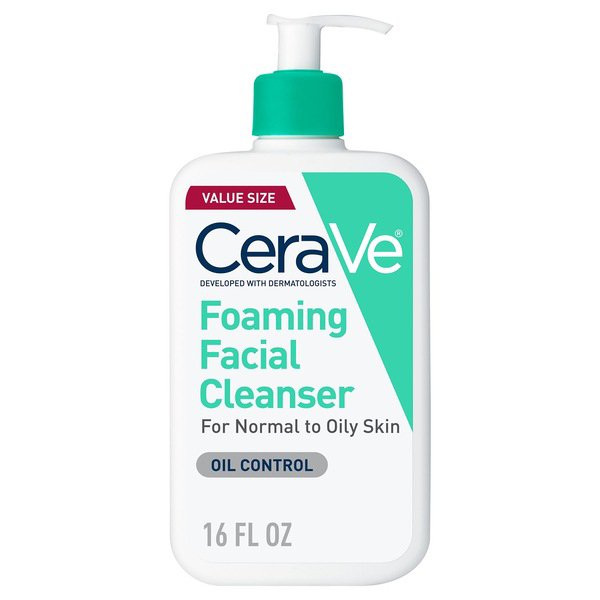 Loreal USA 60600053770 - CeraVe® Foaming Facial Cleanser for Normal to Oily Skin, 16-ounce Pump Bottle - 1/Each