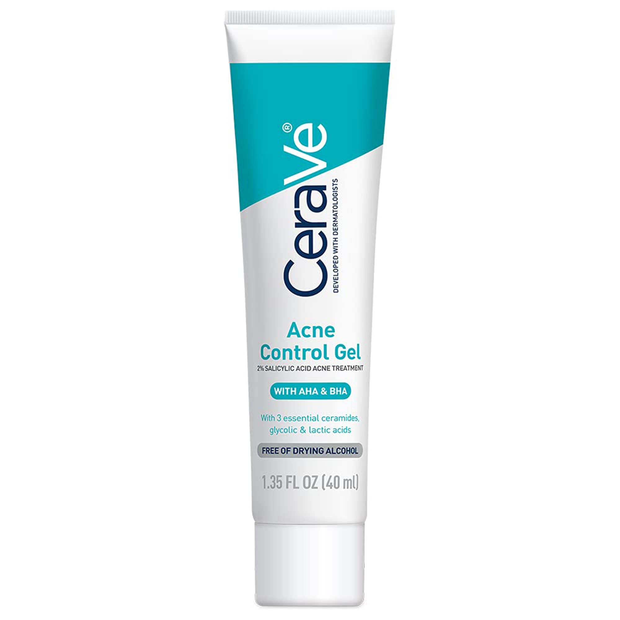 Loreal USA 60600057517 - CeraVe® 2% Salicylic Acid Acne Control Gel, 1.35-ounce Tube - 1/Each