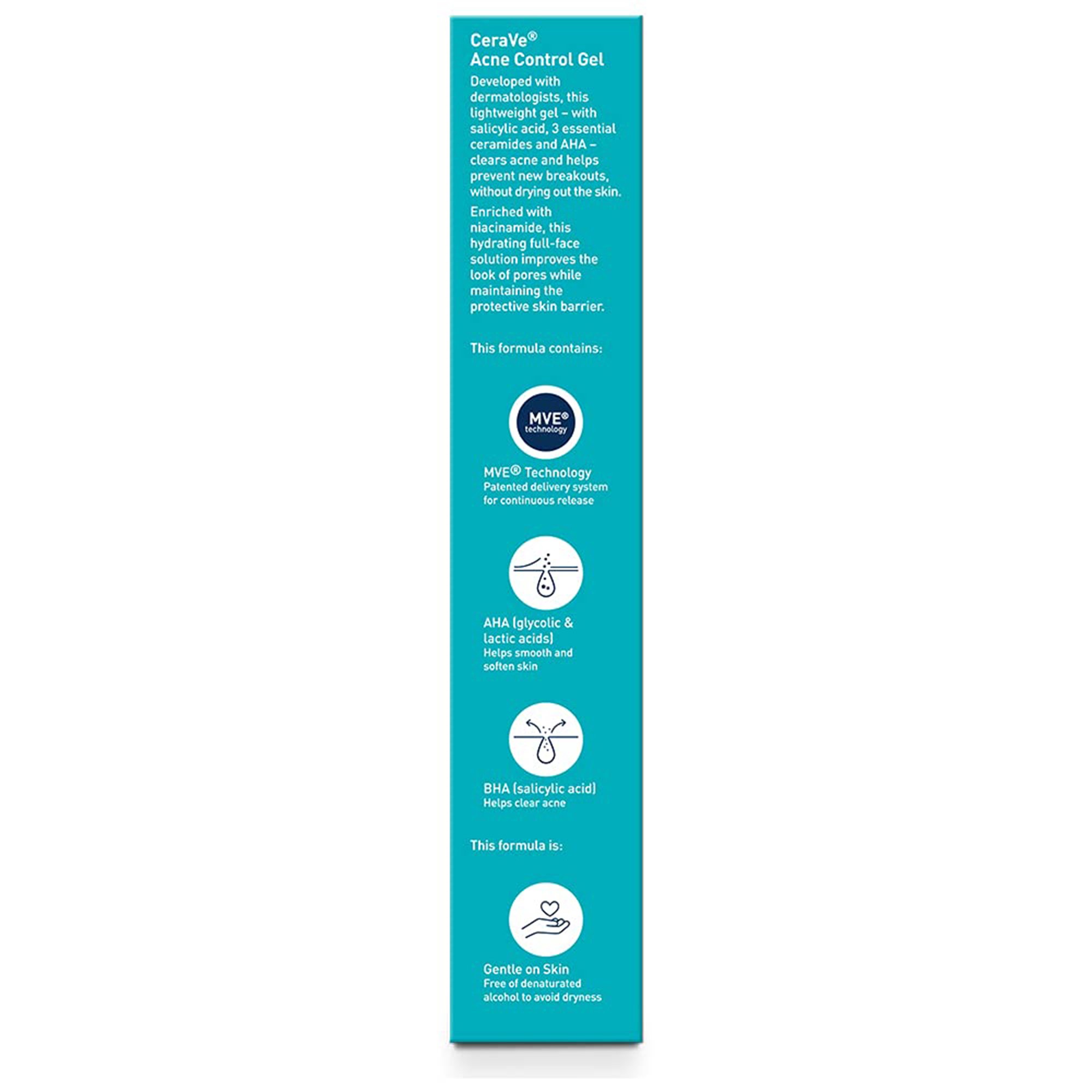 Loreal USA 60600057517 - CeraVe® 2% Salicylic Acid Acne Control Gel, 1.35-ounce Tube - 1/Each