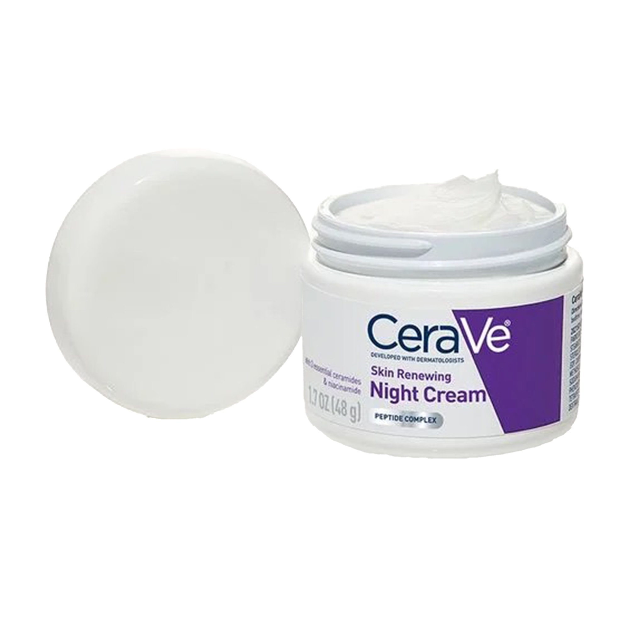 Loreal USA 60600053760 - CeraVe® Skin Renewing Night Cream Peptide Complex, 48-gram Jar - 1/Each