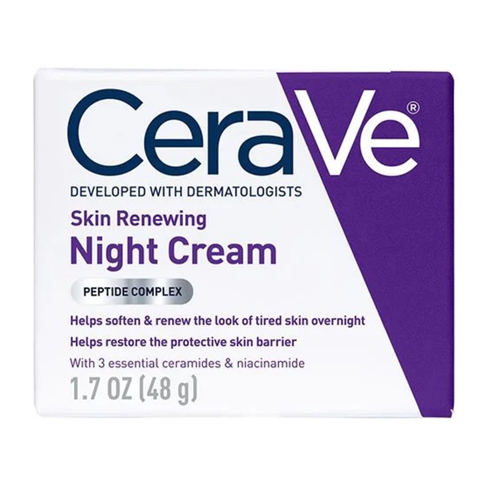 Loreal USA - 60600053760 CeraVe® Skin Renewing Night Cream Peptide Complex