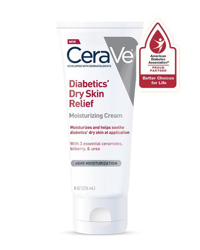 Loreal USA 60600051215 - CeraVe® Diabetics' Dry Skin Relief Moisturizing Cream, 8-ounce Tube - 1/Each