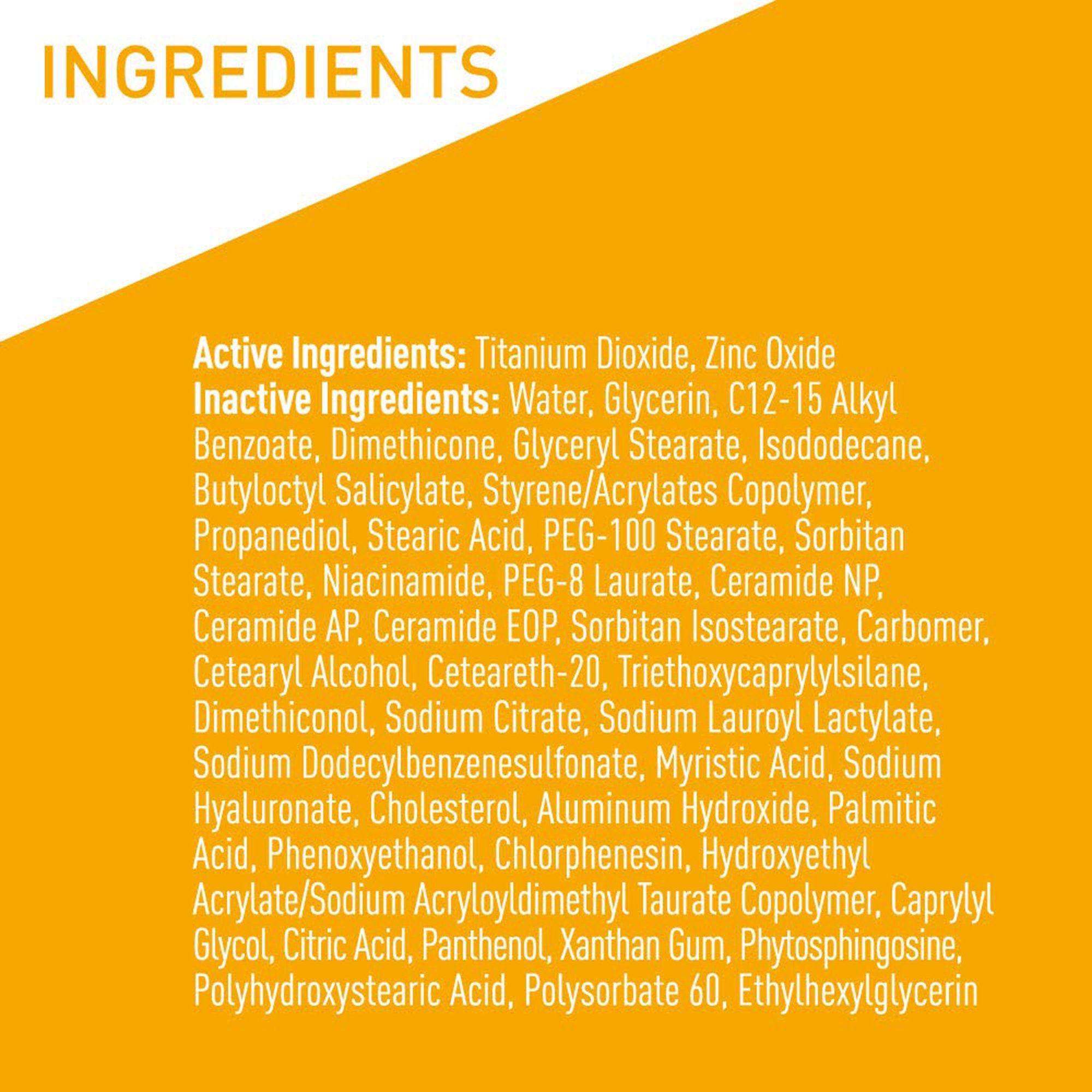 Loreal USA 60600051503 - CeraVe® Hydrating Mineral Sunscreen for Face, SPF 50, 2.5-ounce Tube - 1/Each