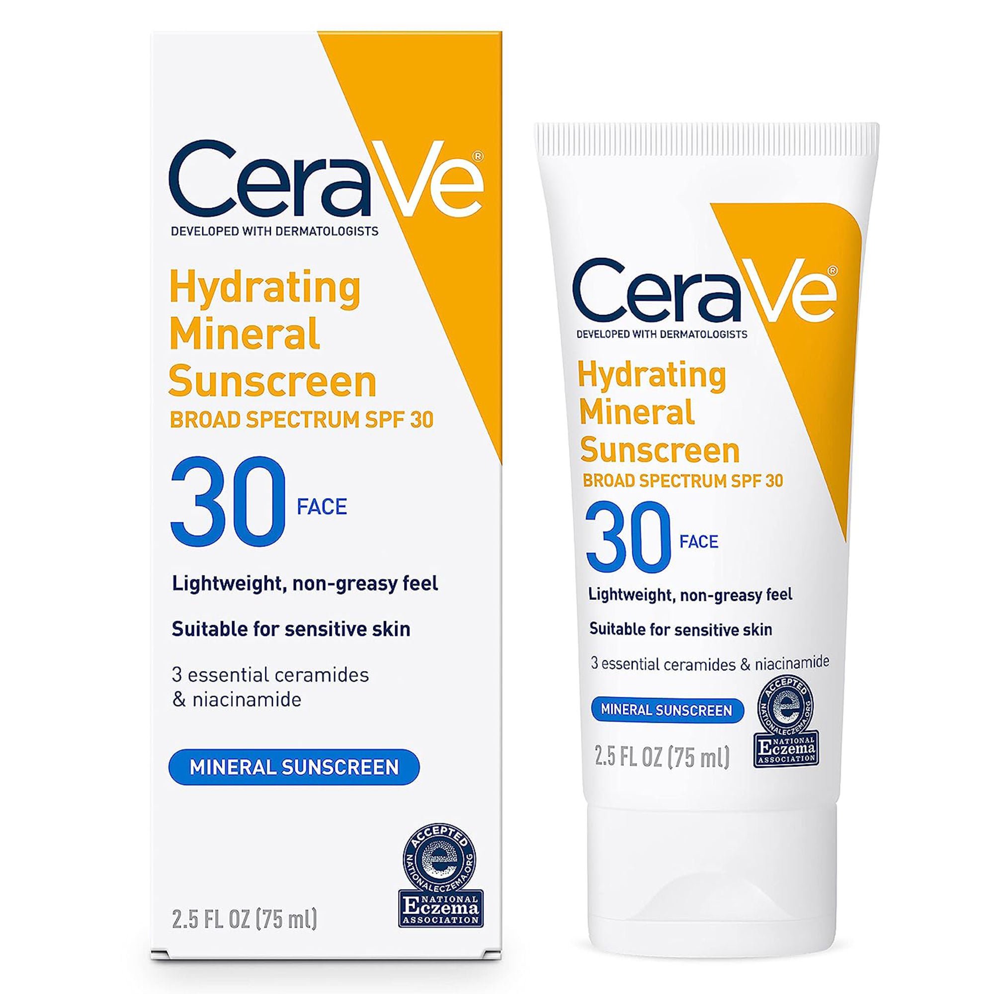 Loreal USA - 60600051503 CeraVe® Hydrating Mineral Sunscreen for Face