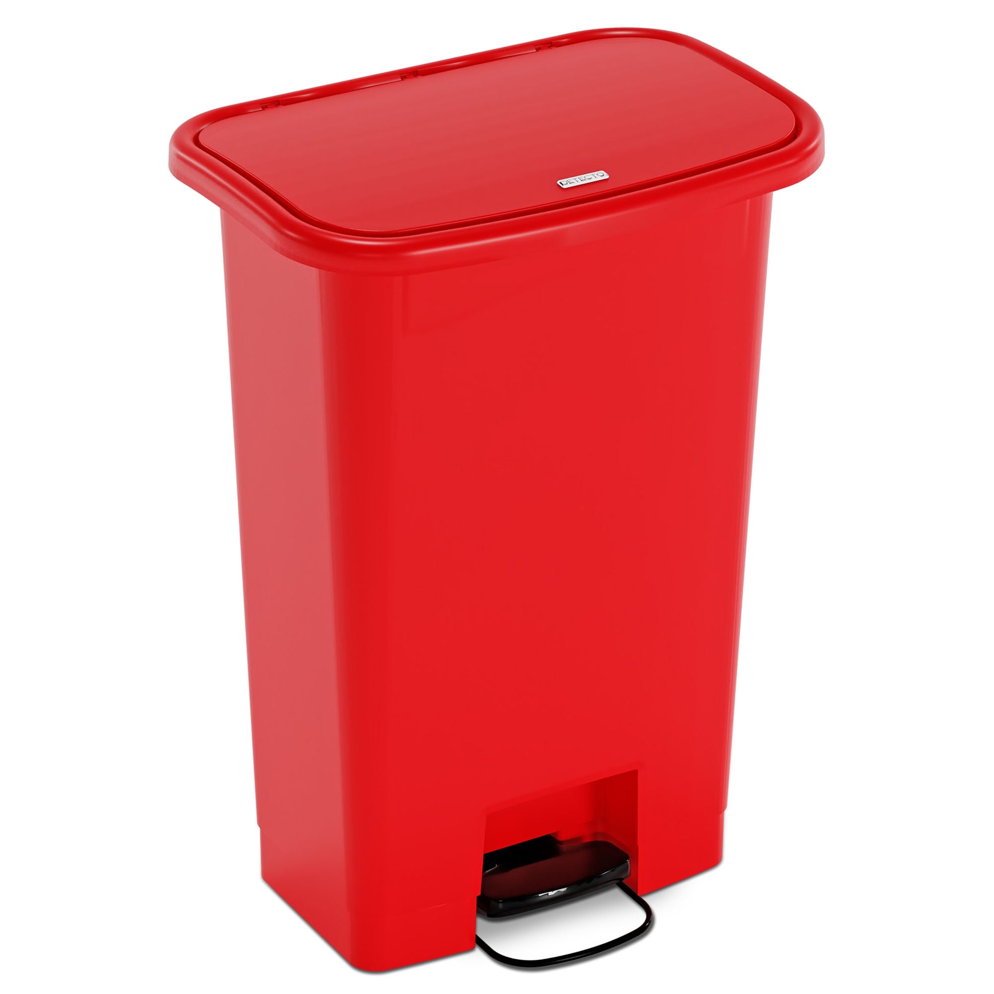 Detecto Scale - WM-8RED Trash Can Detecto® Waste Mate 32 Quart / 8 gal. Red Plastic Rectangular