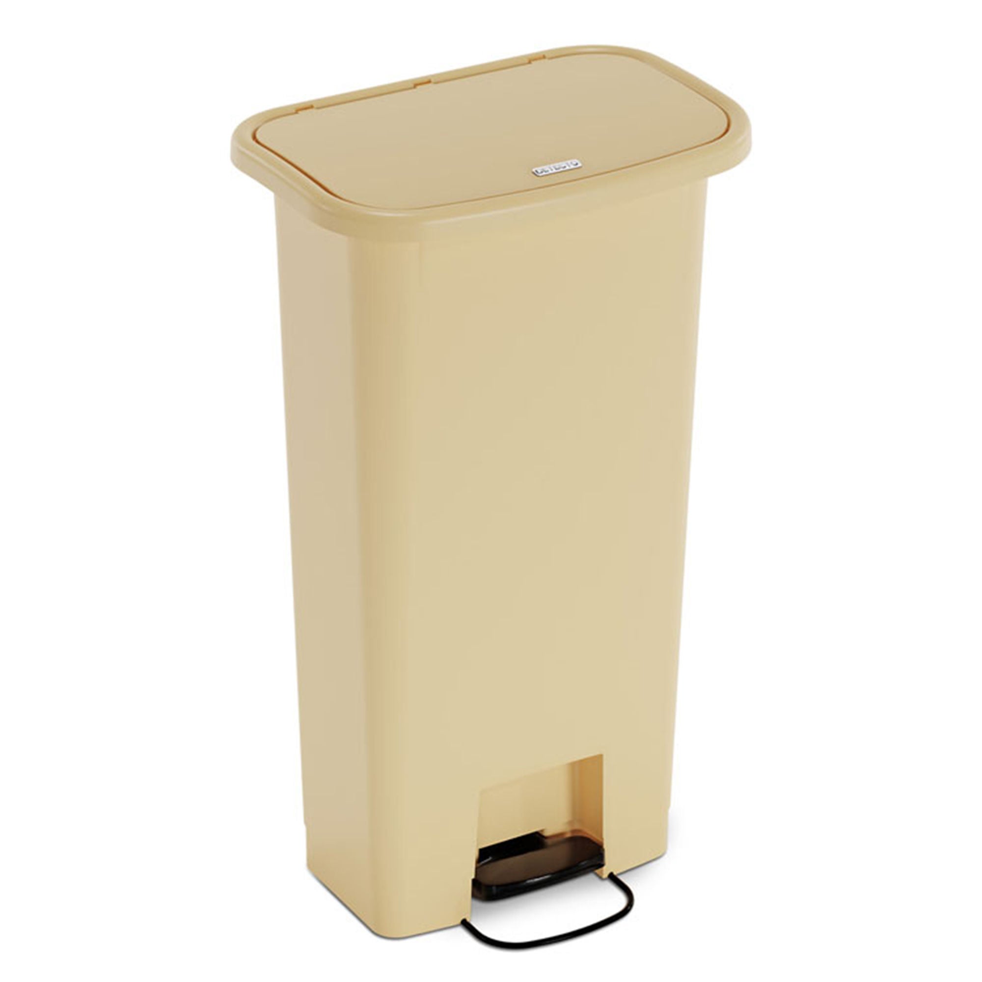 Detecto Scale - WM-24BEG Trash Can Detecto® Waste Mate 96 Quart / 24 gal. Beige Plastic Rectangular