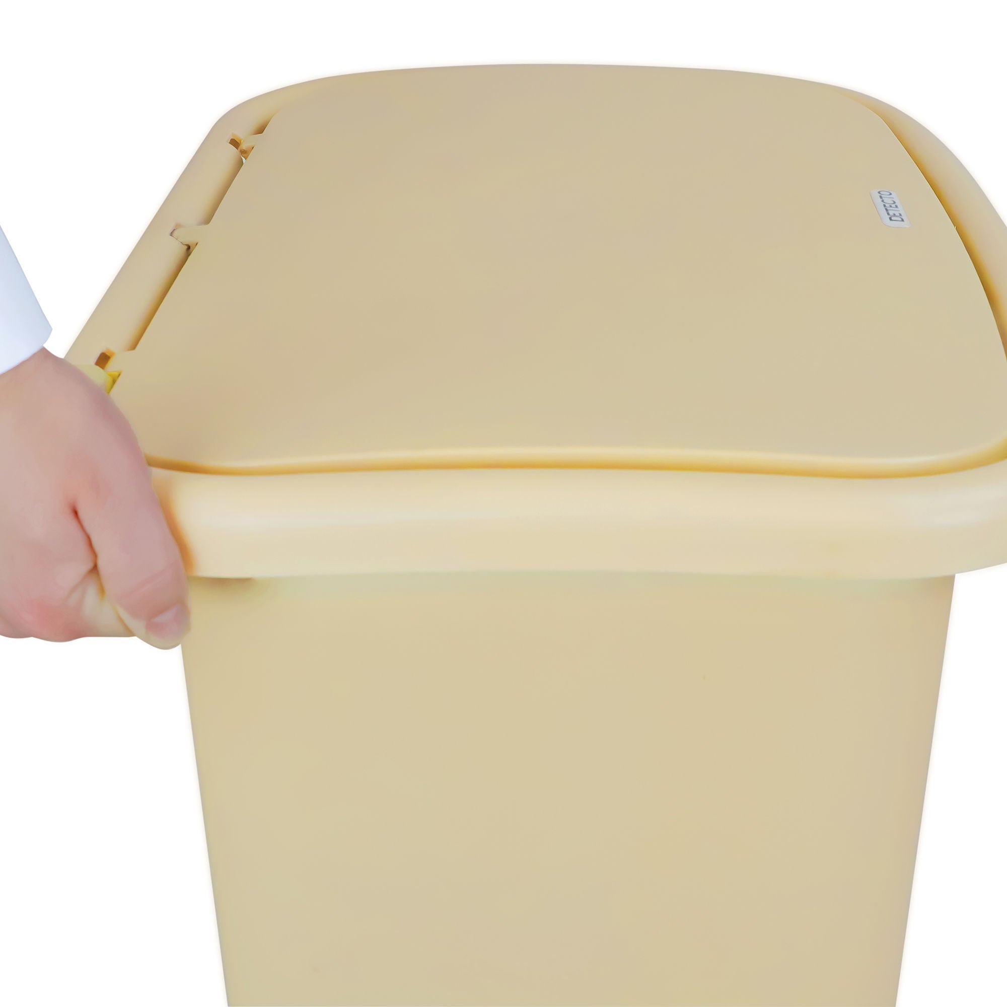Detecto Scale - WM-24BEG Trash Can Detecto® Waste Mate 96 Quart / 24 gal. Beige Plastic Rectangular