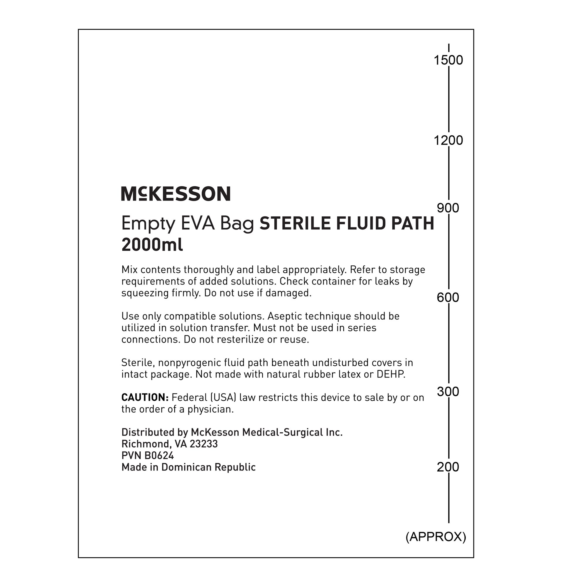 McKesson EVA Empty Bag 419-64105 by McKesson Brand