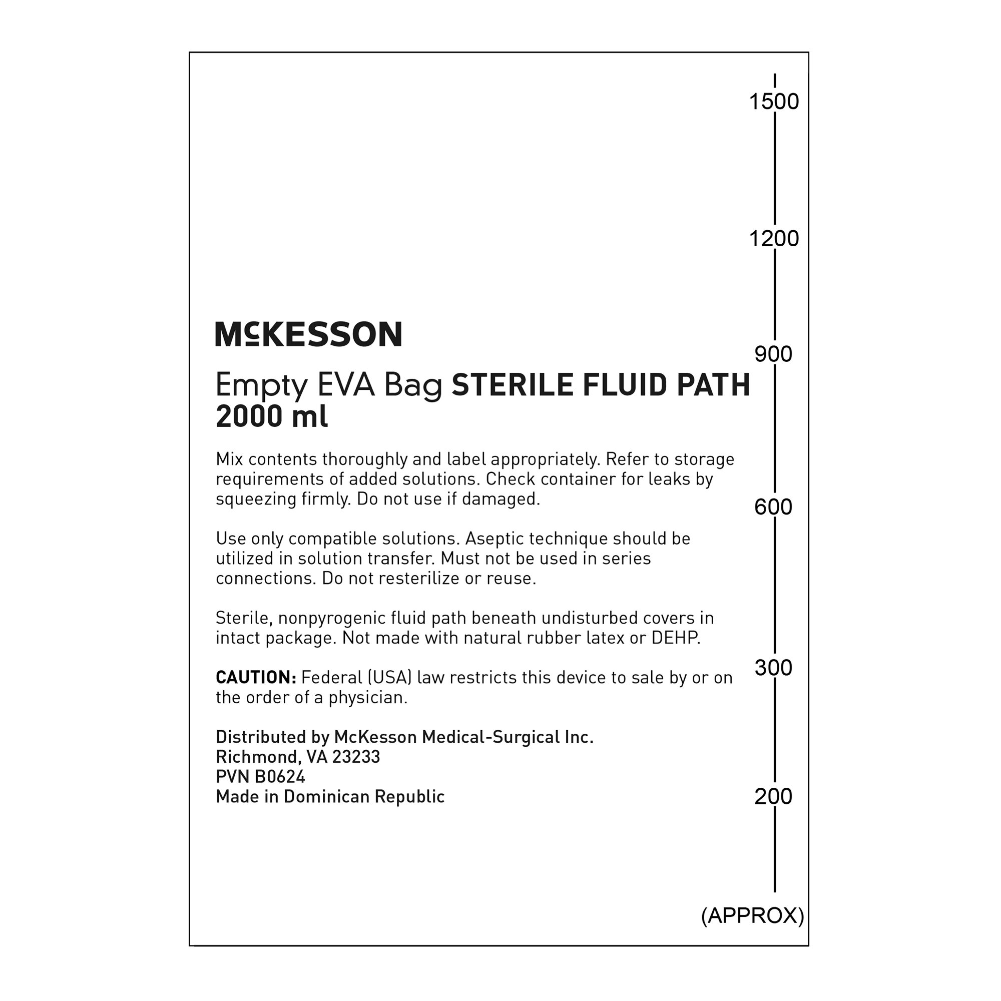 McKesson EVA Empty Bag 419-64125 by McKesson Brand