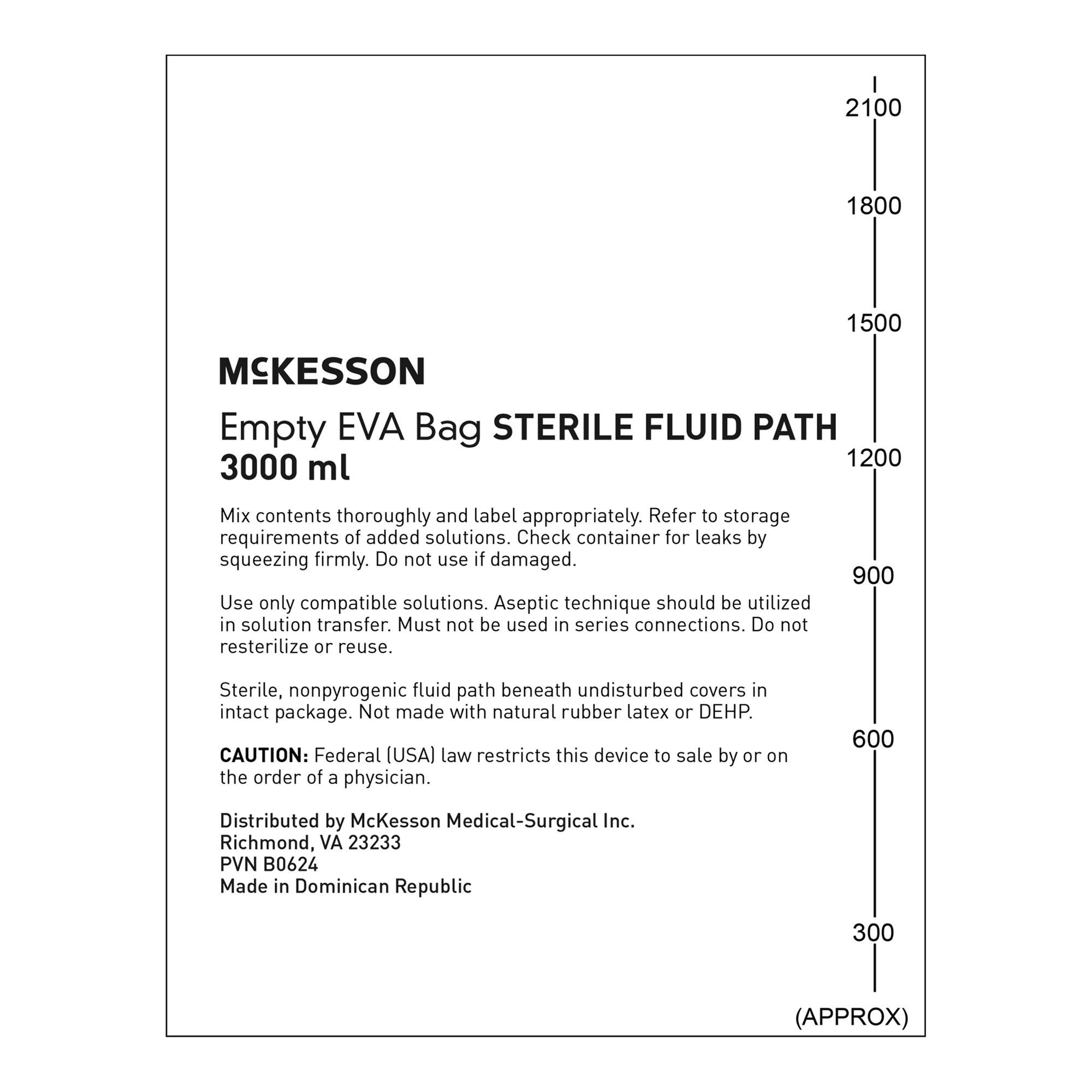 McKesson EVA Empty Bag 419-64130 by McKesson Brand