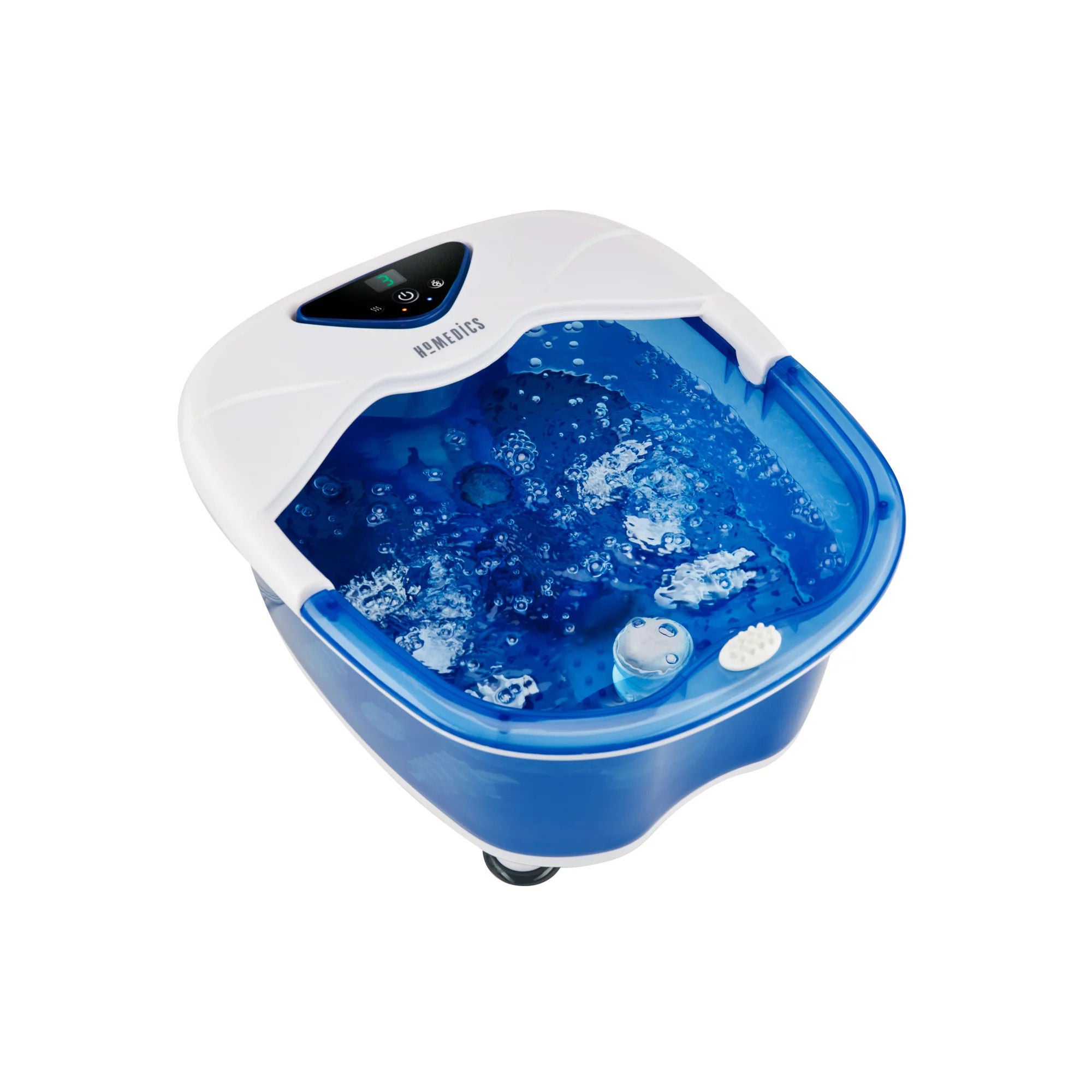 HoMedics USA LLC - FB-630H Foot Bath with Heat Boost HoMedics® Salt-N-Soak Pro Blue / White Plastic