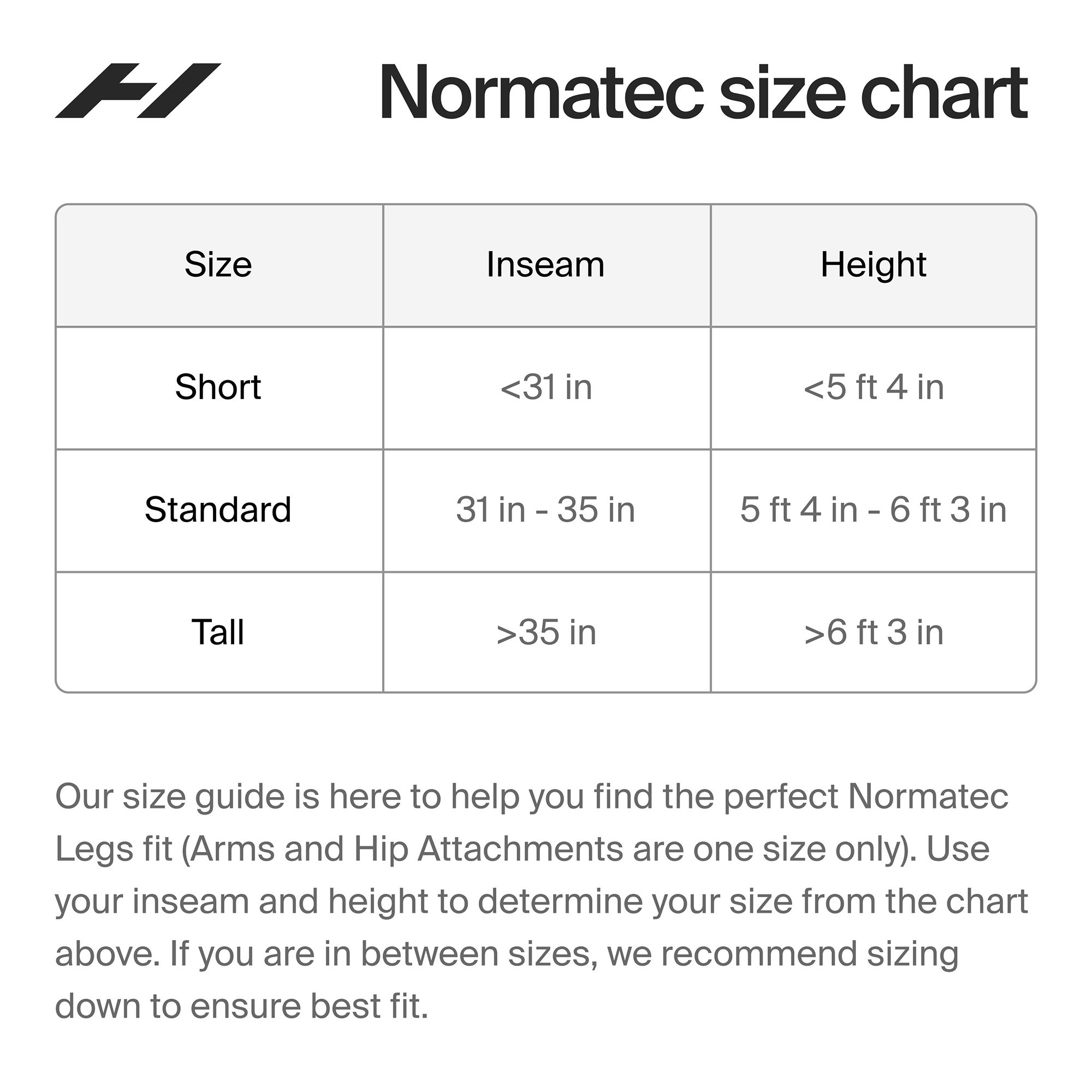 Hyperice Inc 69000 001-01 - Hyperice Normatec Elite Compression Massage Garment, for Users up to 5'3" - 1/Each