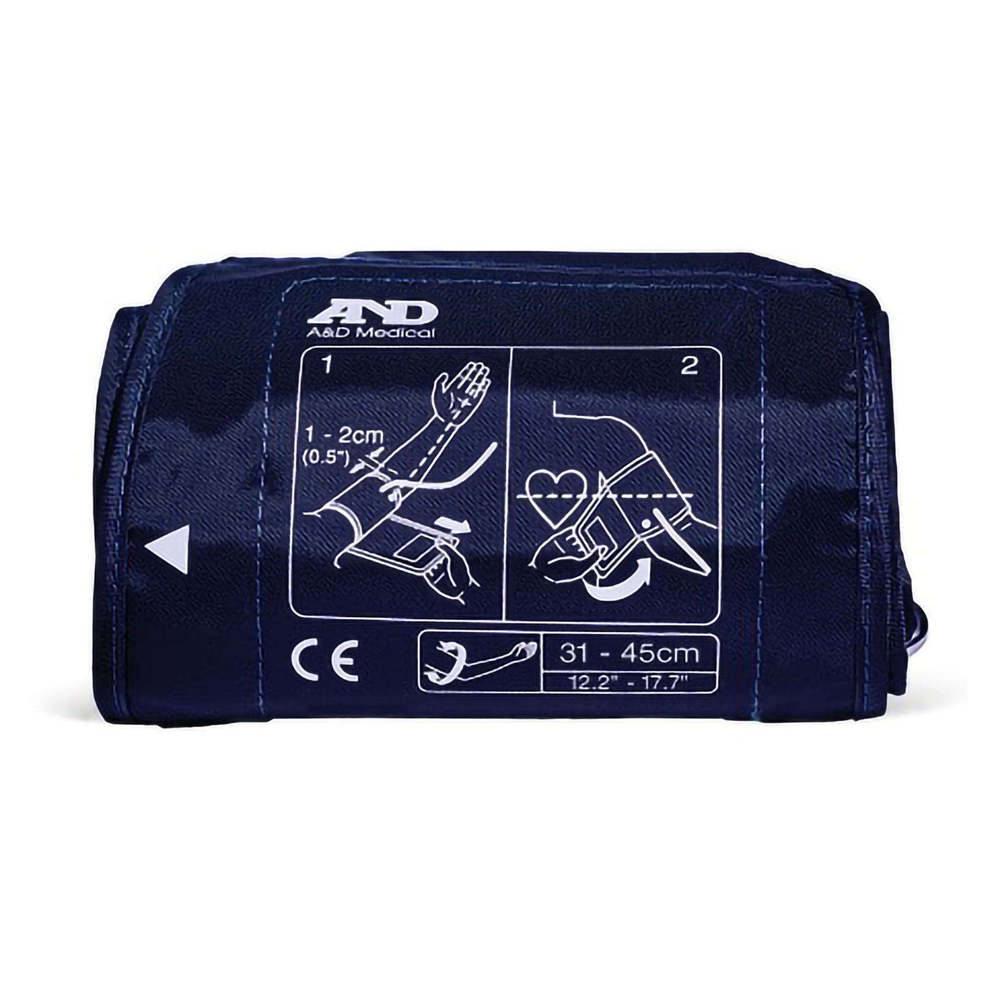 A&D Engineering - UA-291A Reusable Blood Pressure Cuff A&D Medical 31 to 45 cm Arm Nylon Cuff Large Cuff