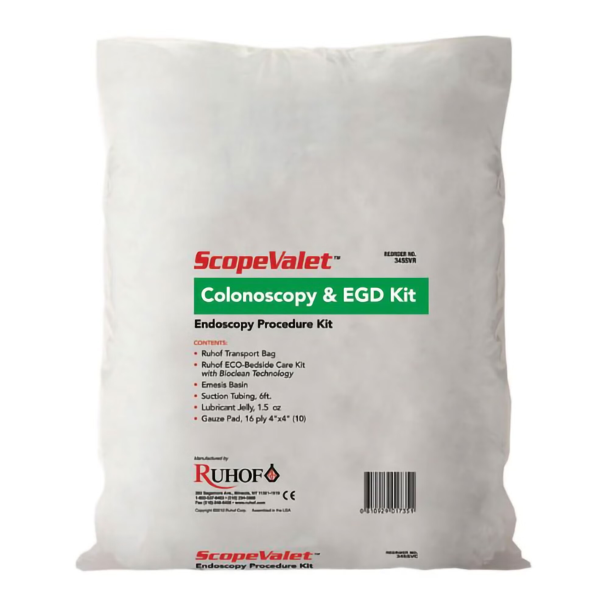 Ruhof Healthcare - 345SVR Colonoscopy and EDG Kit ScopeValet™