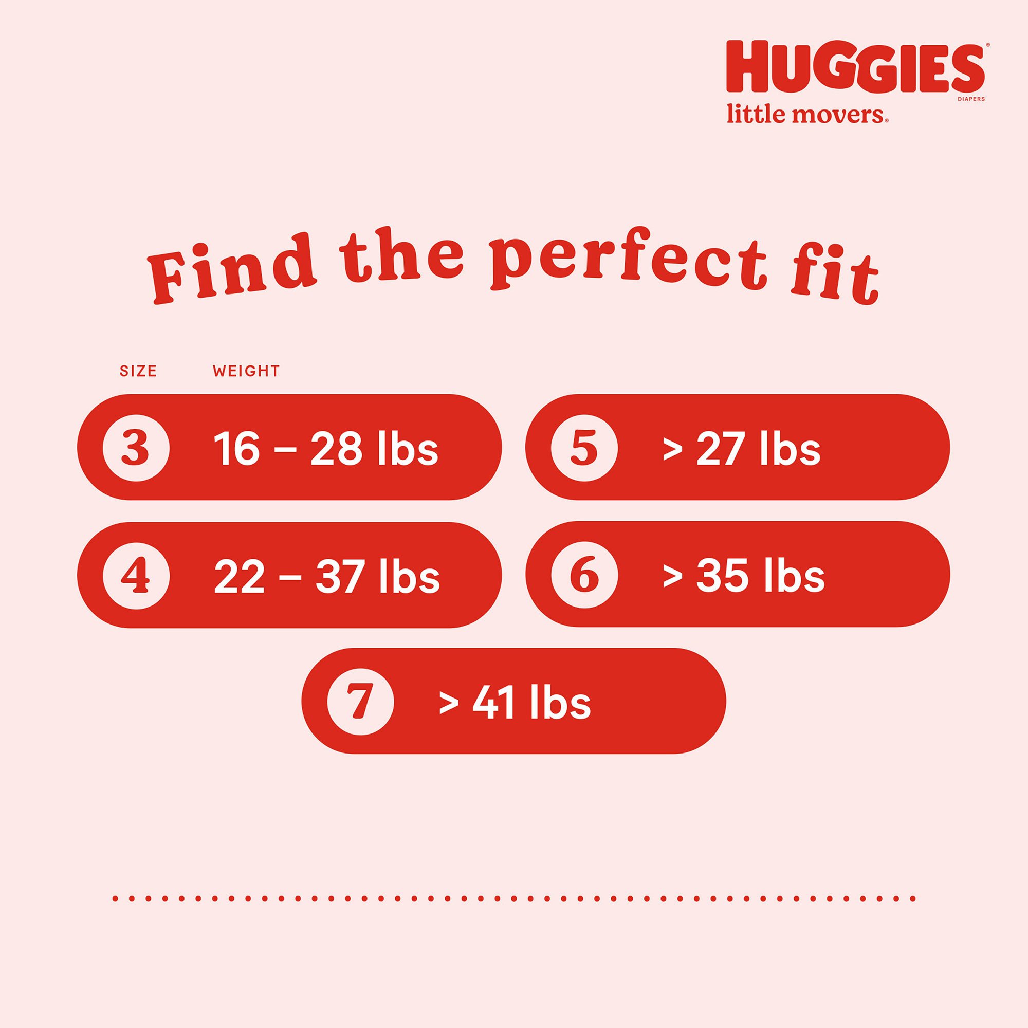 Kimberly Clark 53851 - Huggies® Little Movers® Diaper, Size 7 - 14/Pack, 56/Case