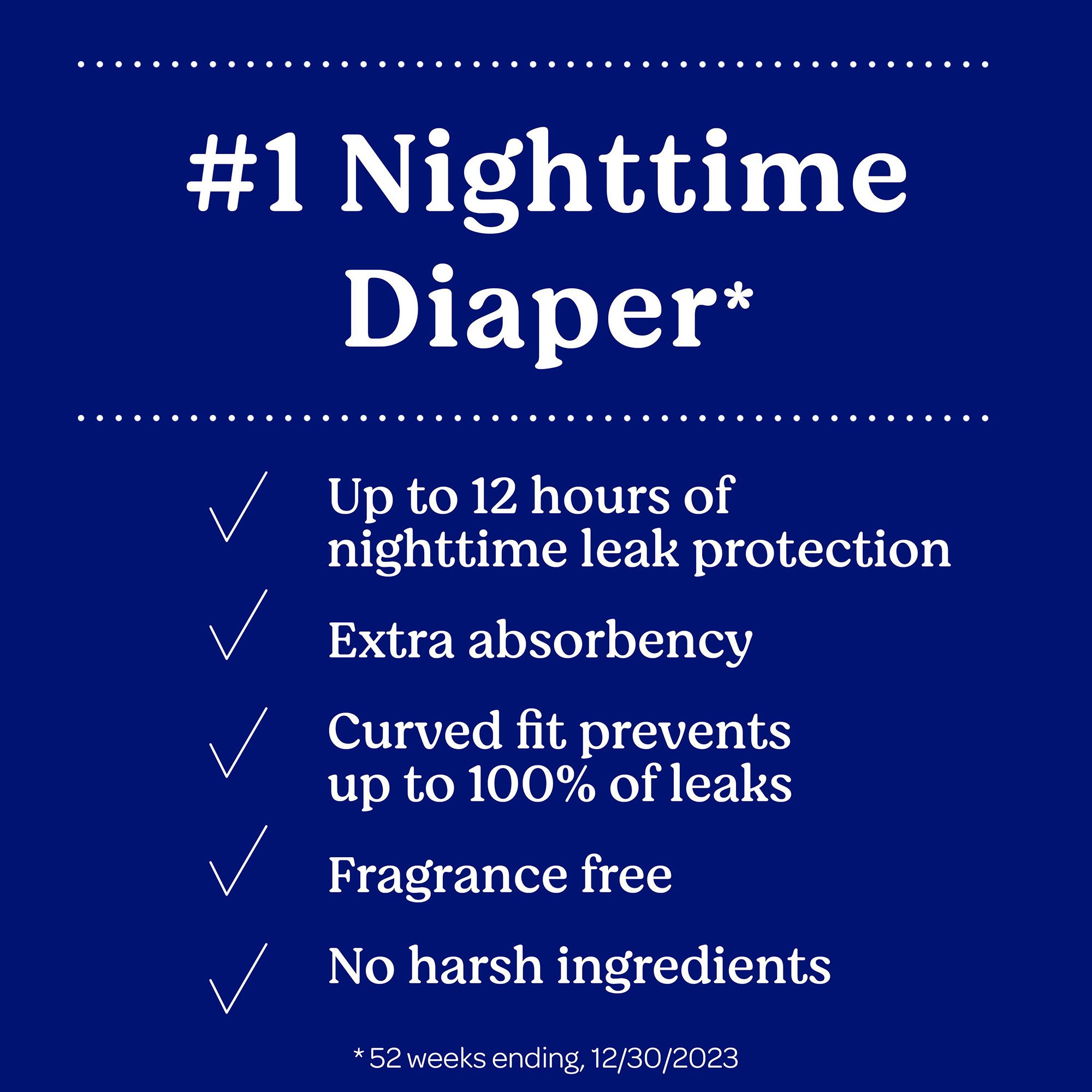 Kimberly Clark 54918 - Huggies® OverNites Diaper, Size 7 - 13/Pack, 52/Case