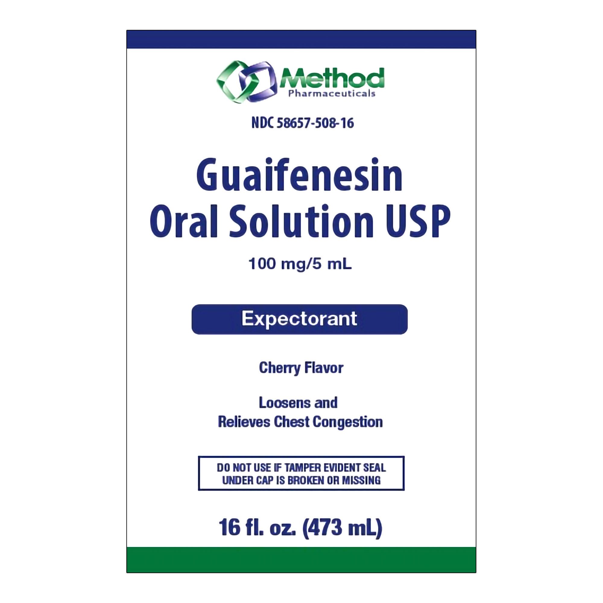 Method Pharmaceuticals - 58657050816 Method Pharmaceuticals Guaifenesin Liquid