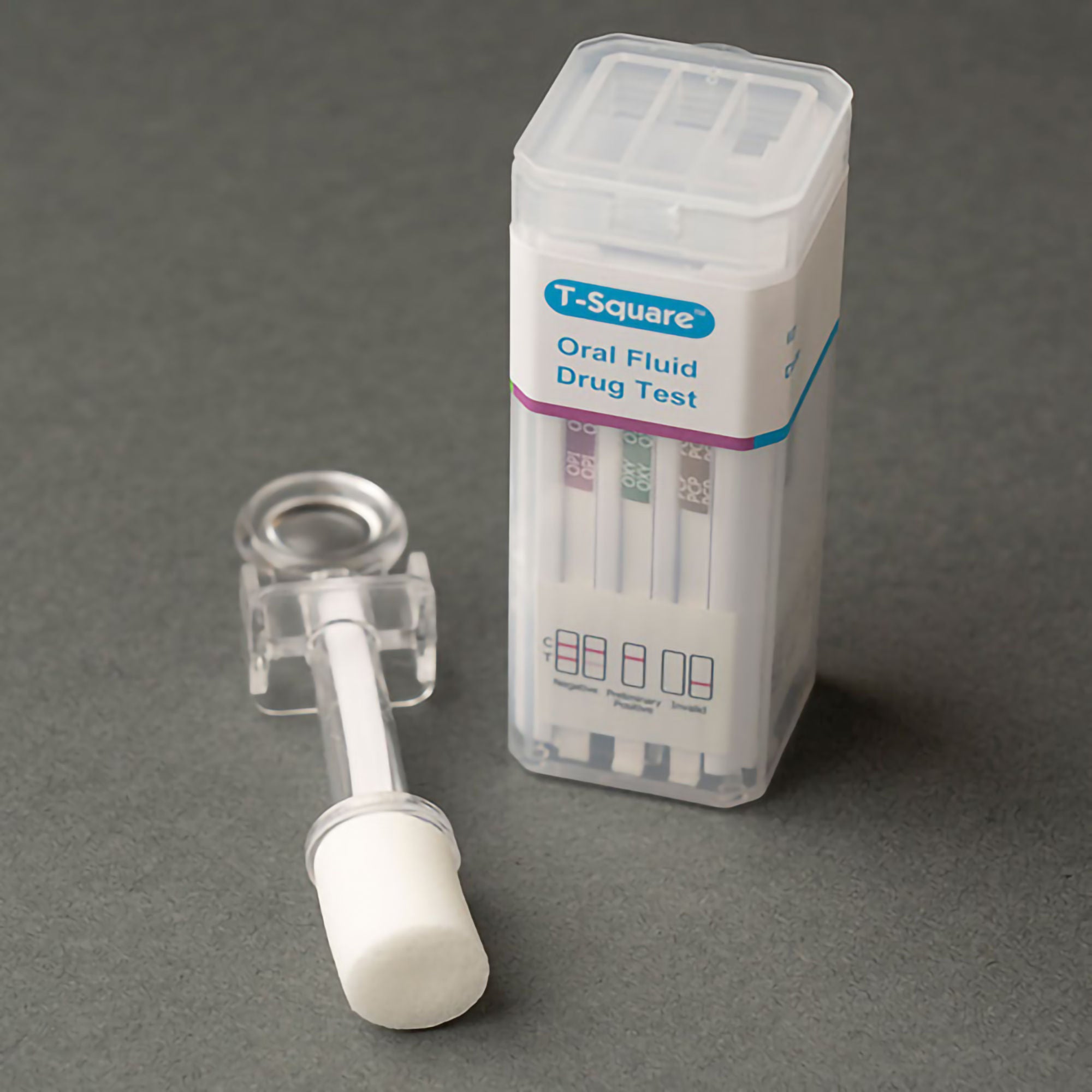 AlcoPro - 8TS91E Drugs of Abuse Test Kit T-Square® AMP50, BAR20, COC20, mAMP/MET50, MDMA50, MTD30, OPI40, OXY20, PCP10 25 Tests For Employment / Insurance Use
