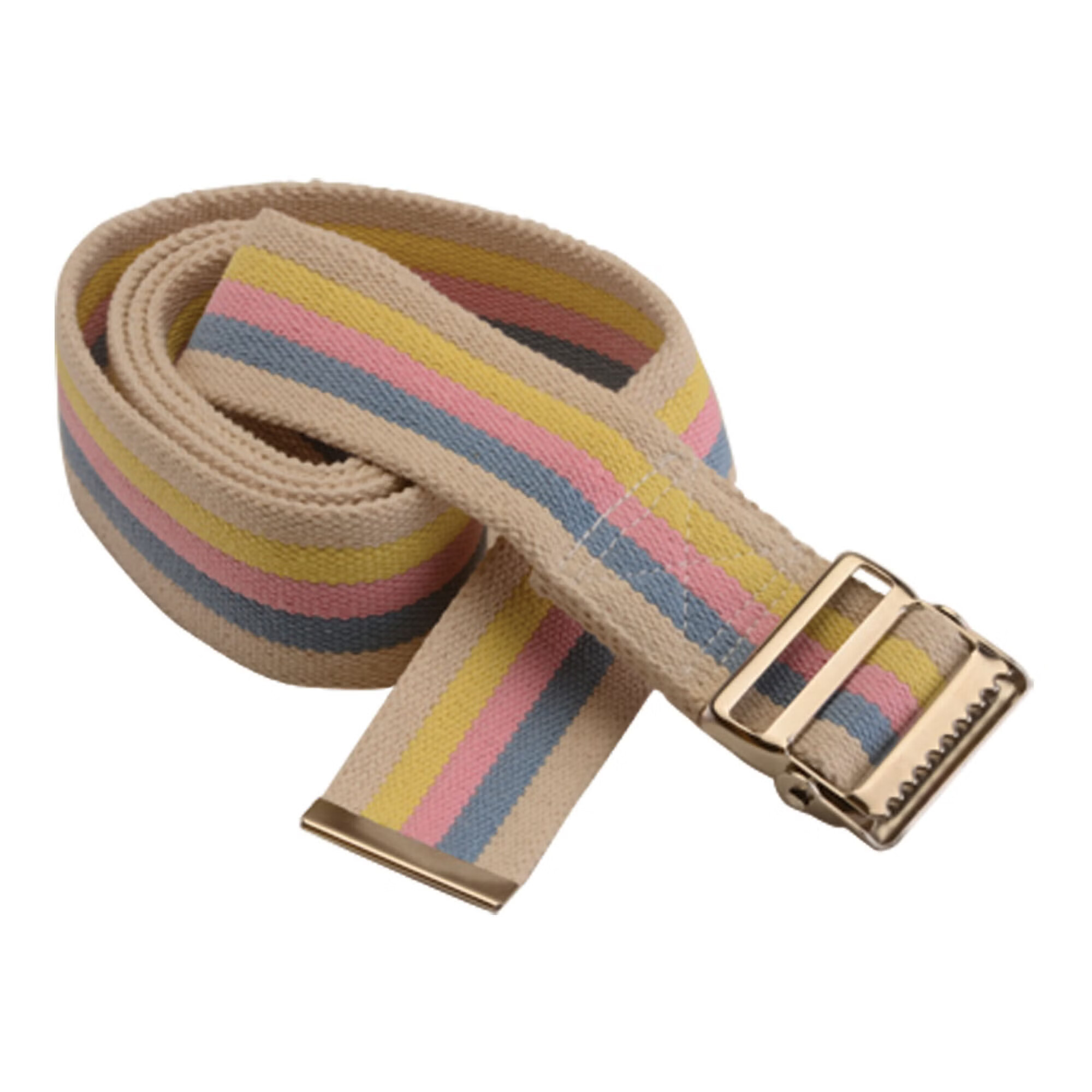 Nova Ortho-Med - PA-1036 Gait Belt Nova 52 Inch Length Pastel Stripe Cotton