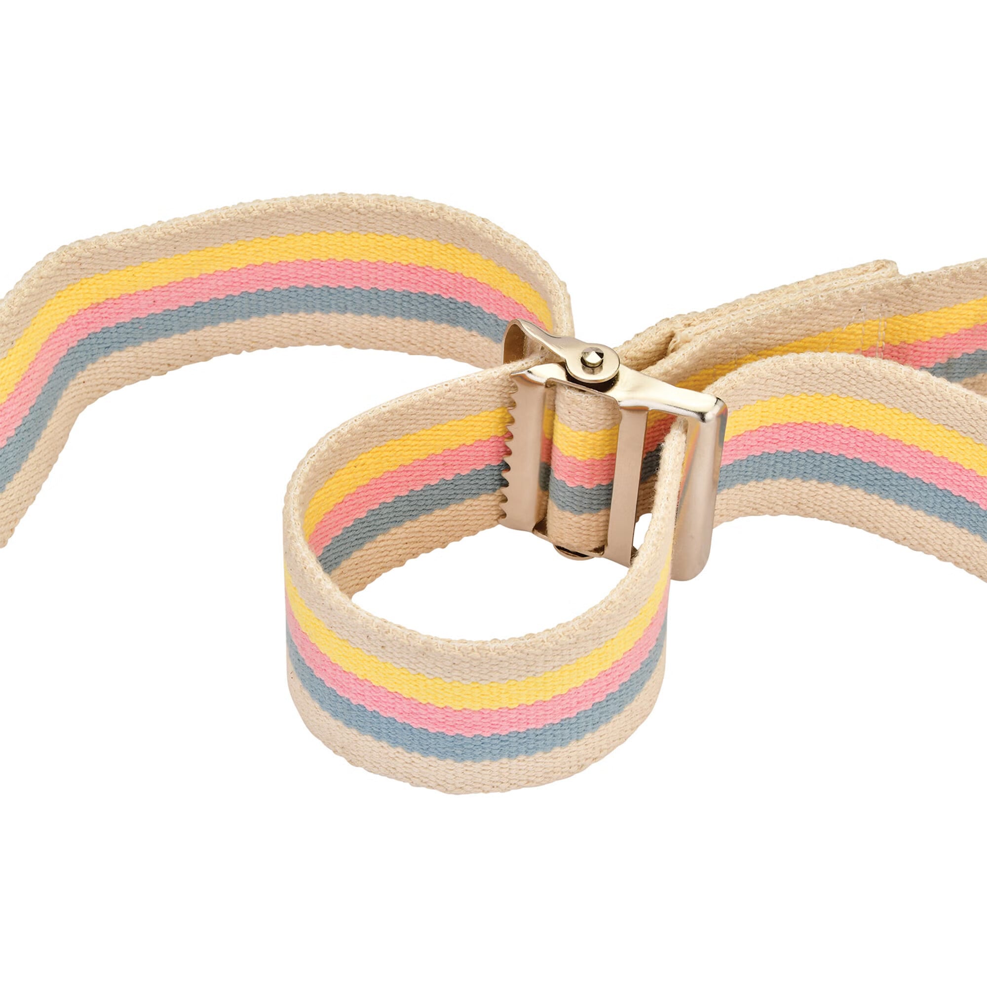 Nova Ortho-Med - PA-1036 Gait Belt Nova 52 Inch Length Pastel Stripe Cotton
