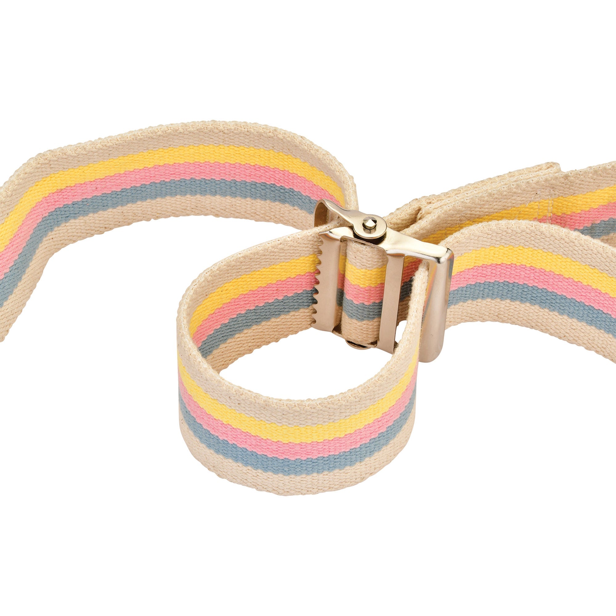 Nova Ortho-Med - PA-1037 Gait Belt Nova 72 Inch Length Pastel Stripe Cotton