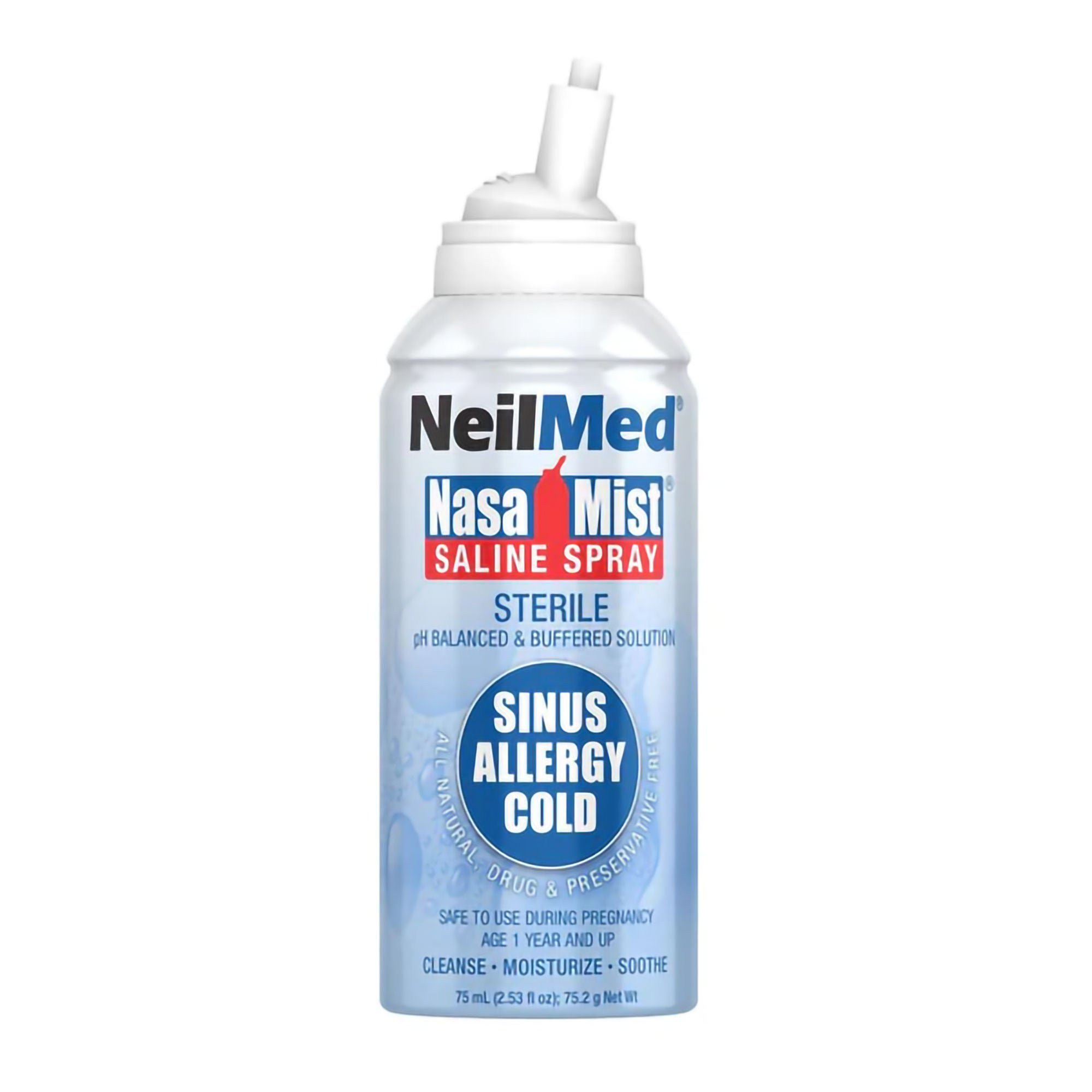 Neilmed Products - 05928005075 Sinus Relief NasaMist® Isotonic 0.09% Strength Spray 75 mL