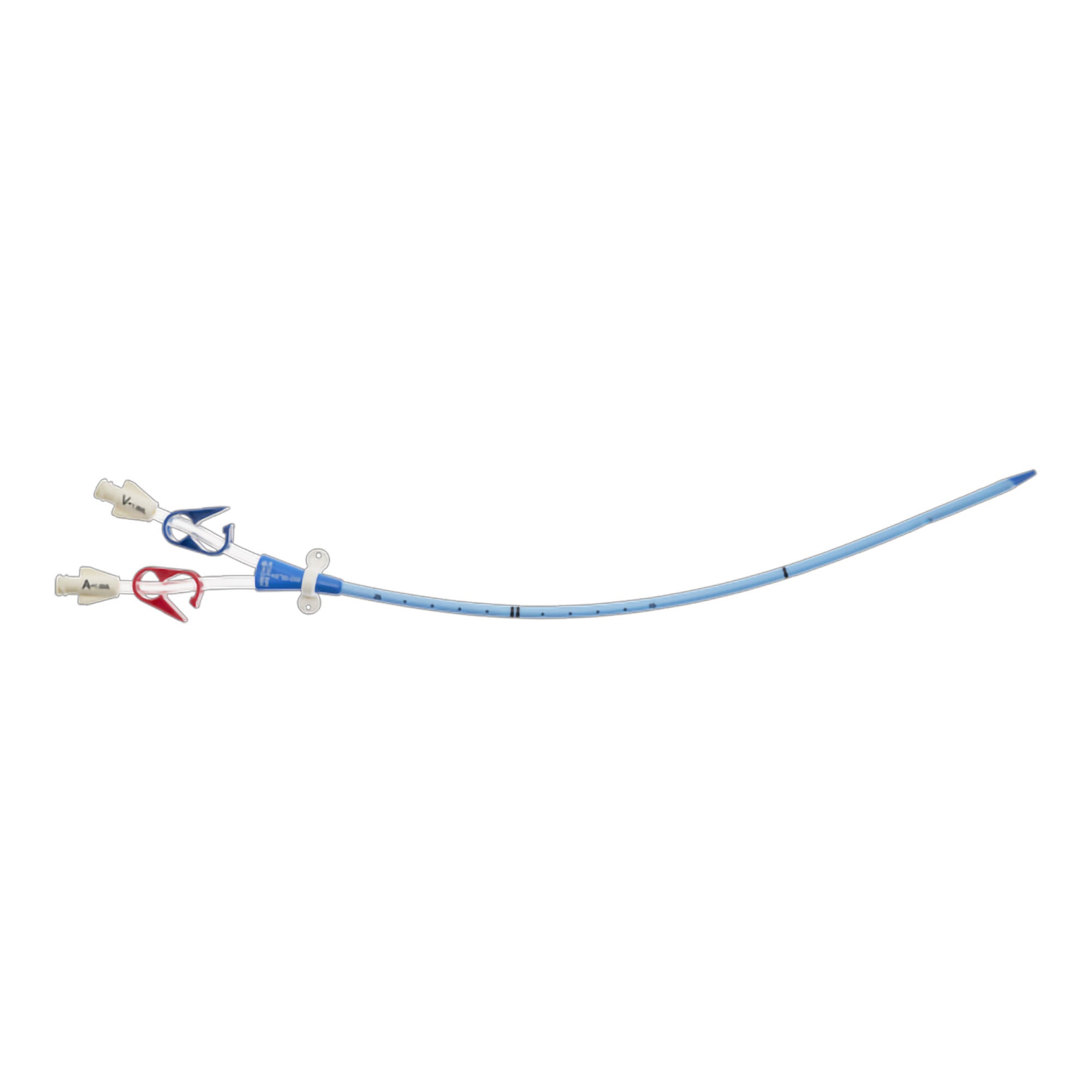 Teleflex Medical - CDC-26142-X1A Hemodialysis Catheter Kit Arrowg+ard Blue® High Flow Dual Lumen 14 Fr. 25 cm Length