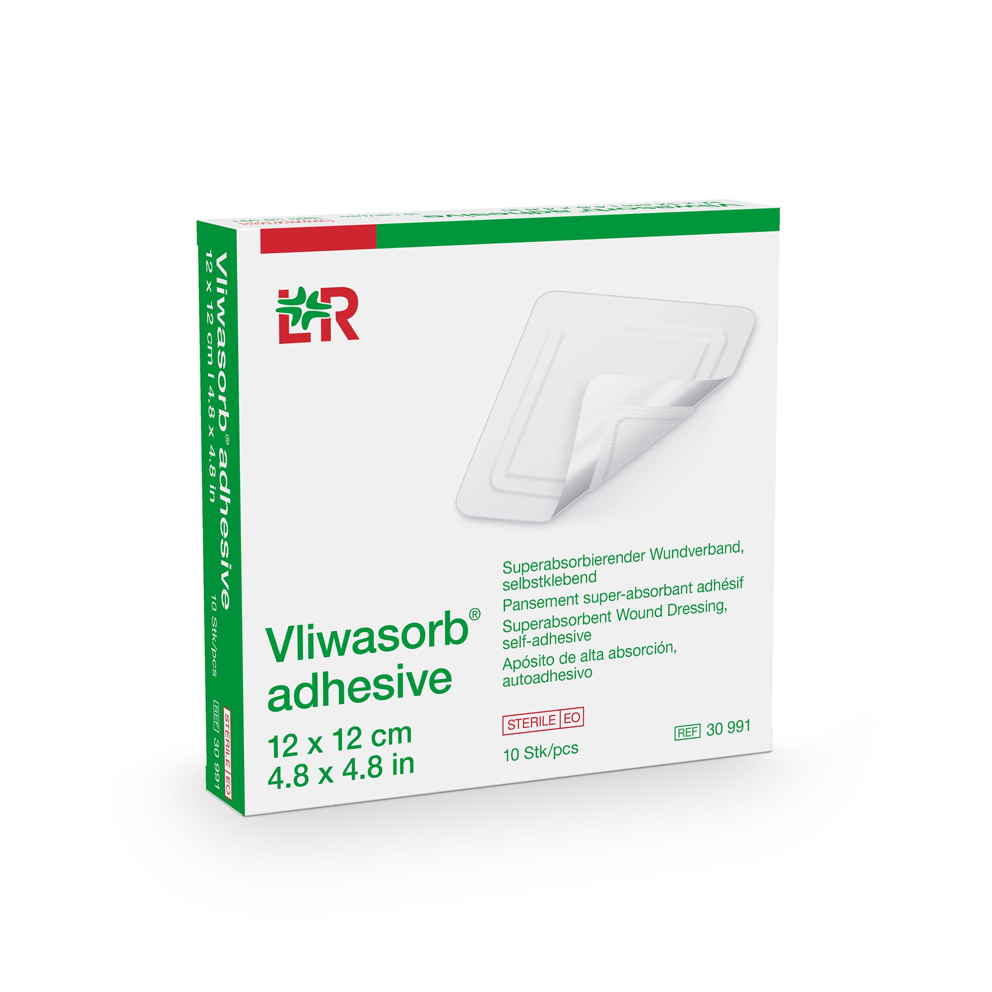 Vliwasorb Adhesive Super Absorbent Dressing 30991 by Lohmann & Rauscher