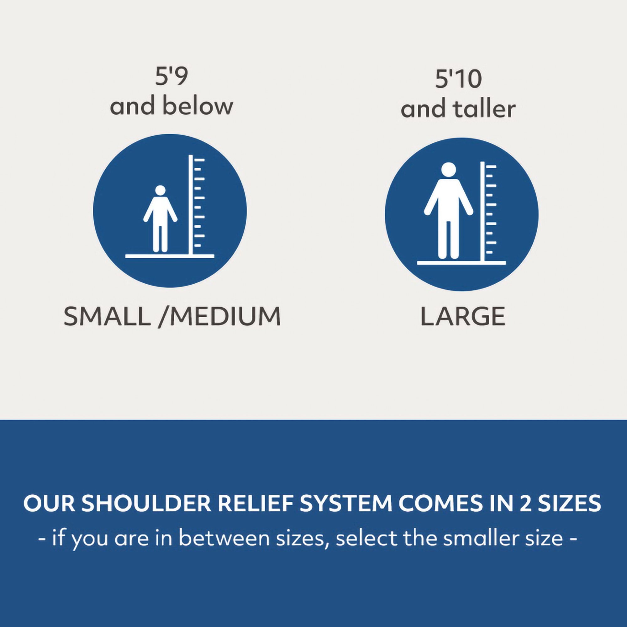 MedCline 1414-02 - MedCline Shoulder Relief System, Small/Med, Up to 5'9" - 1/Each