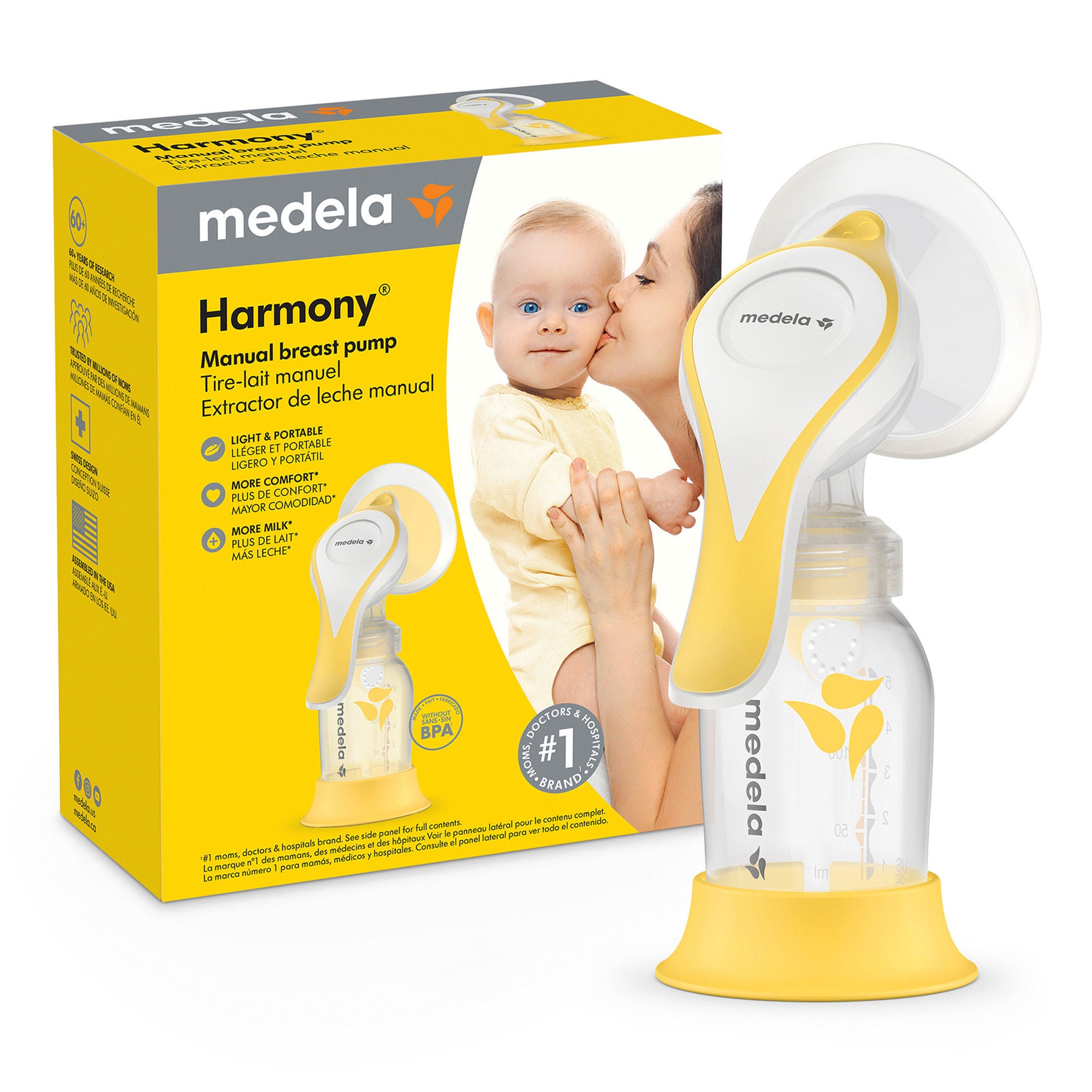 Medela - 67161W2 Single Use Manual Breast Pump Harmony®