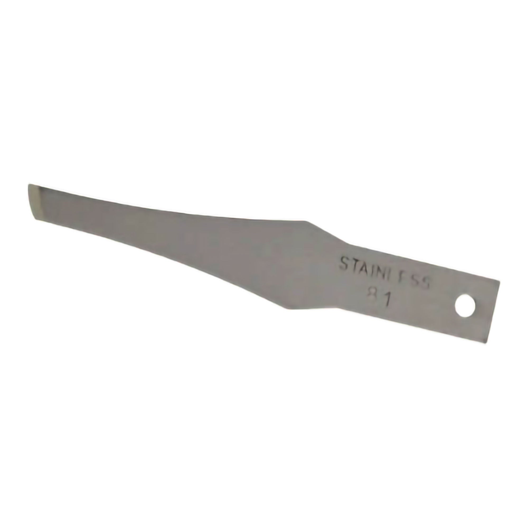 Myco Medical Supplies - 2003-81 Chisel Blade Glassvan® No. 81 Stainless Steel Sterile