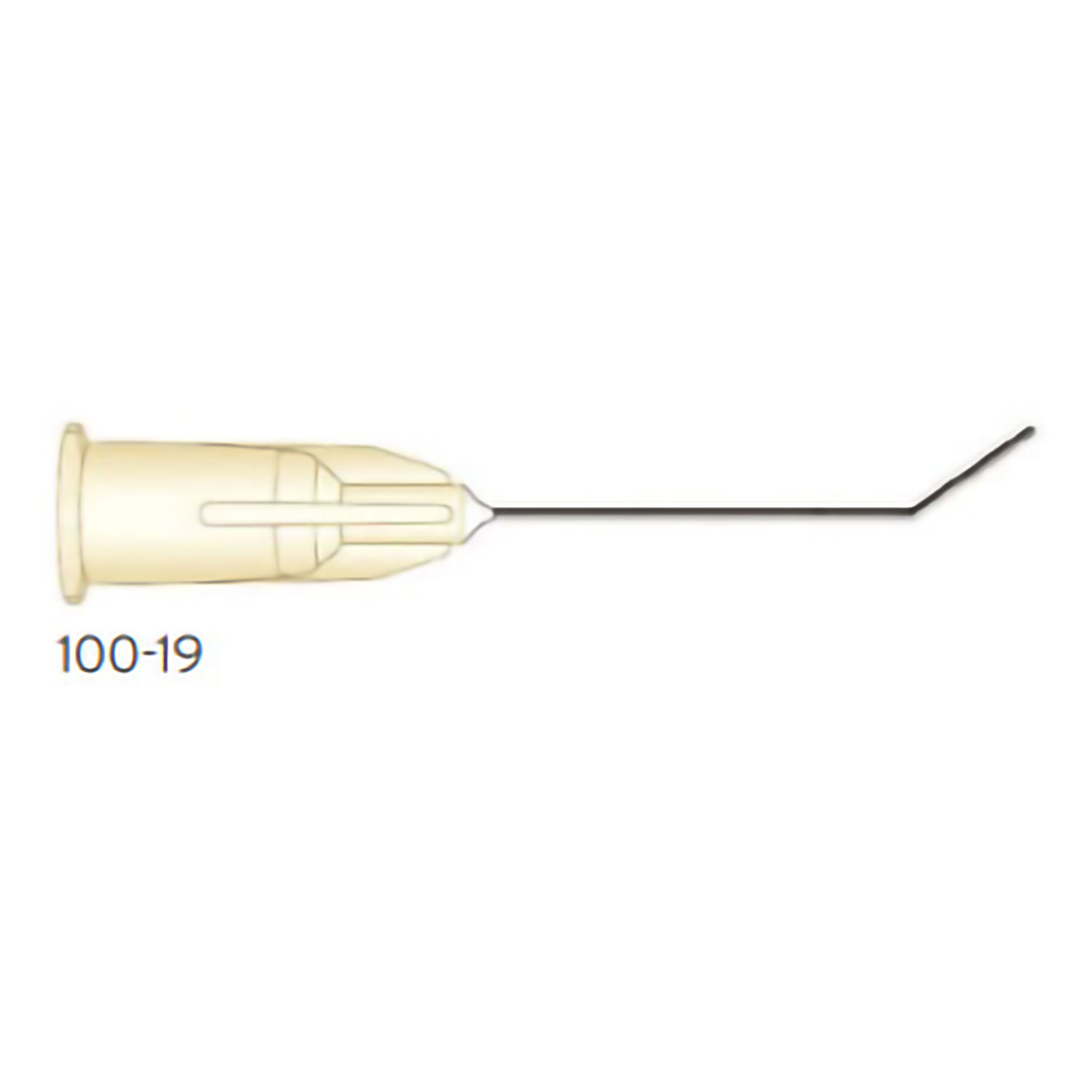 Innovia Medical - 100-19 Tri-port Sub Tenon Cannula Eagle Labs® 19 Gauge 1 Inch Length Angled Tip