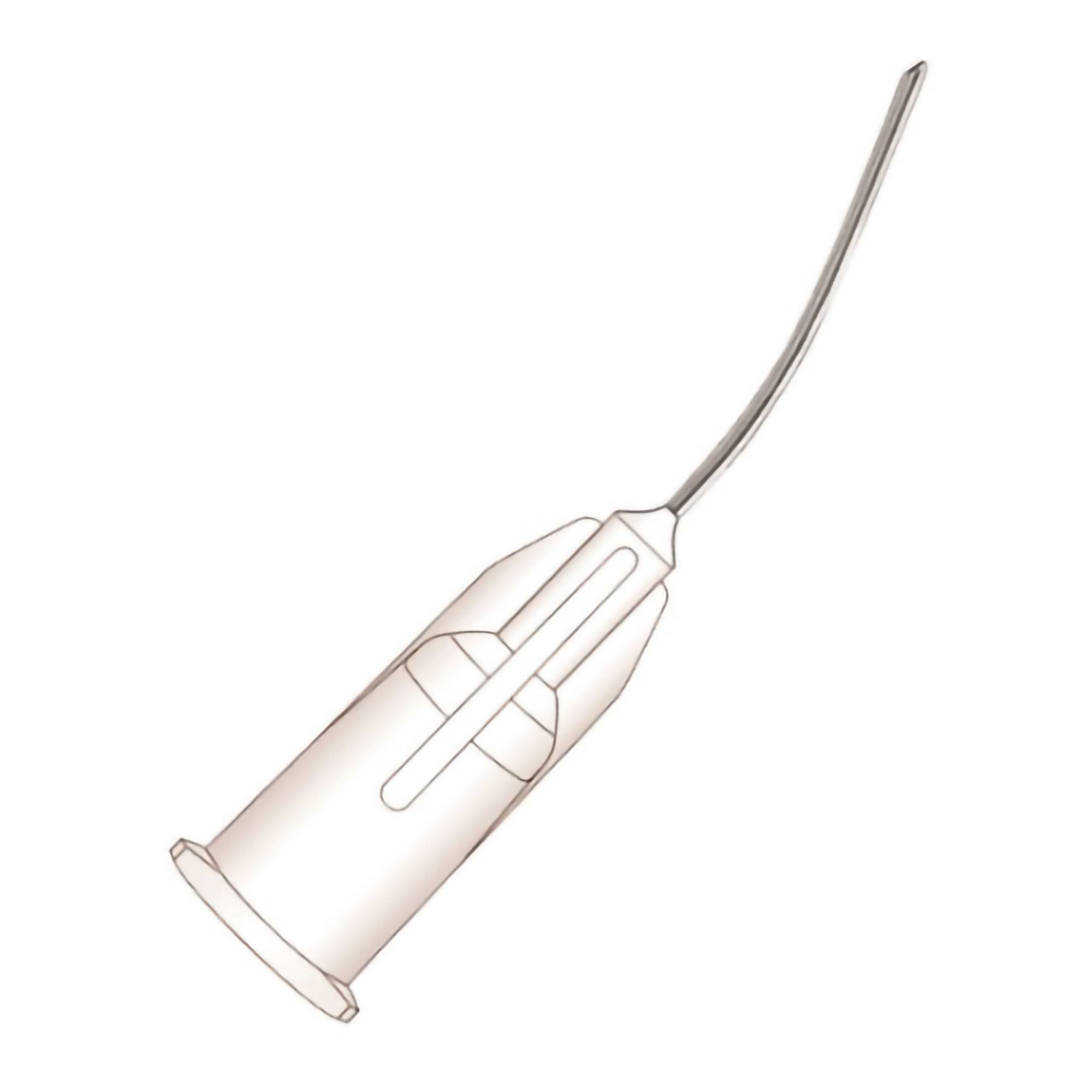Innovia Medical - 114-30 Nucleus Hydrolineation Cannula Eagle Labs® 30 Gauge 1 Inch Length Curved Beveled Tip