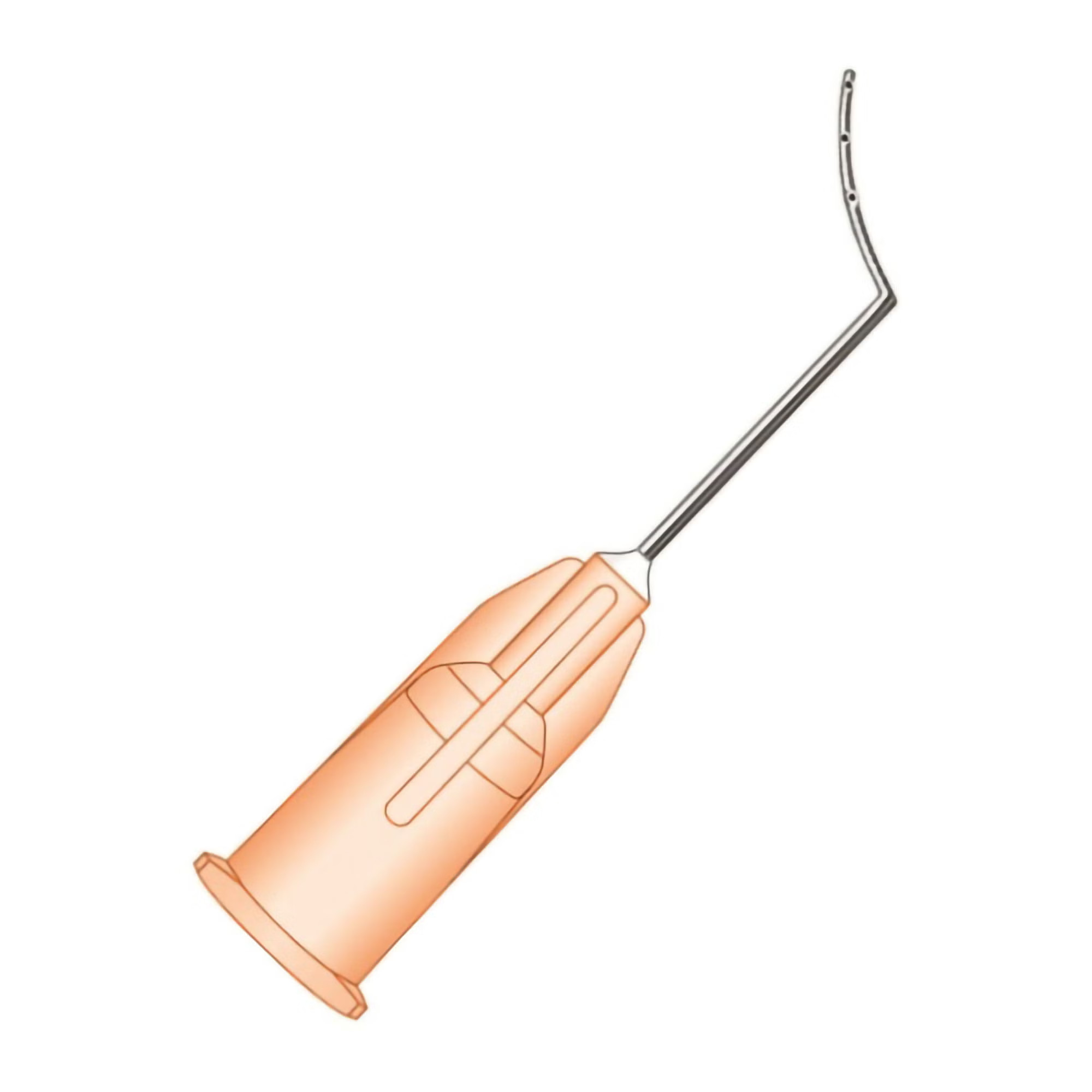 Innovia Medical - 605-25 Lasik Irrigating Cannula Eagle Labs® 25 Gauge 1 Inch Length Angled Tip with 6 Ports