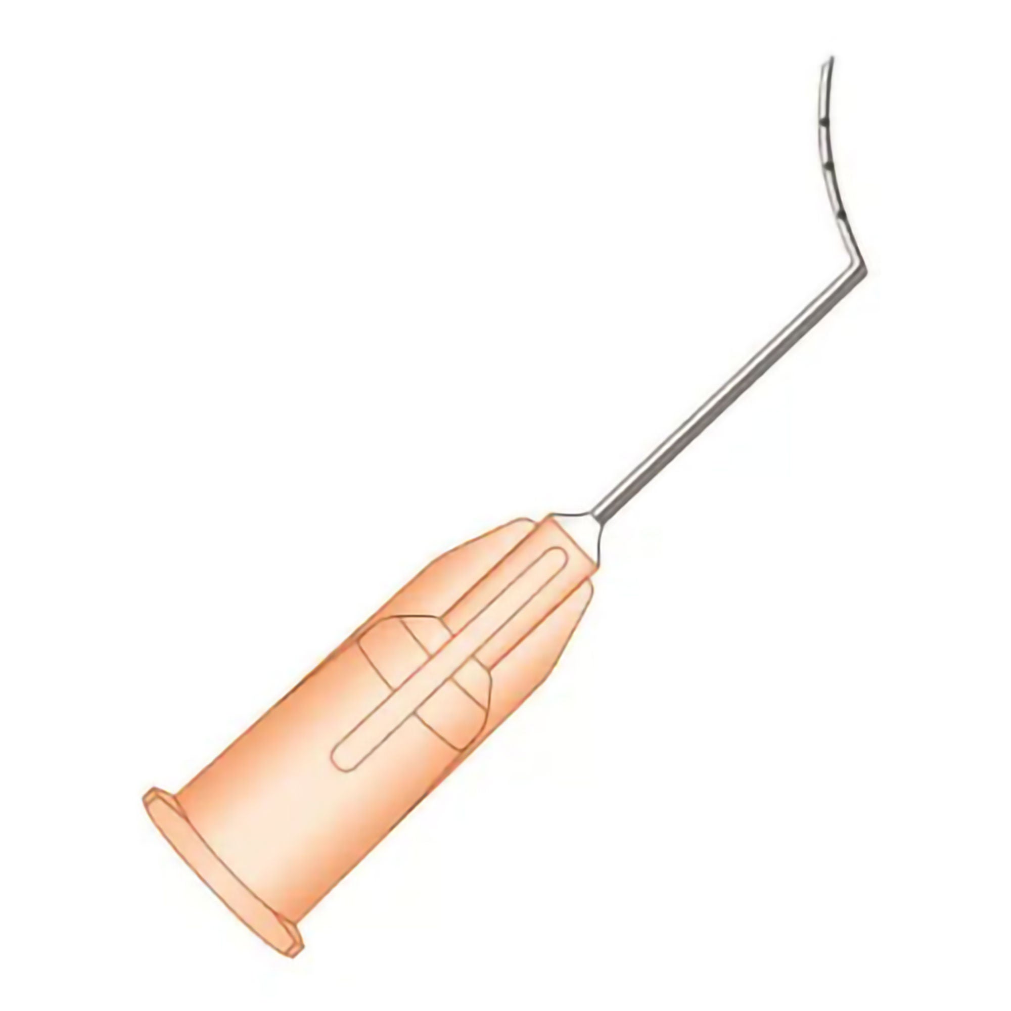 Innovia Medical - 614-25 Lasik Irrigating Cannula Eagle Labs® 25 Gauge 1 Inch Length Angled Tip with 3 Ports