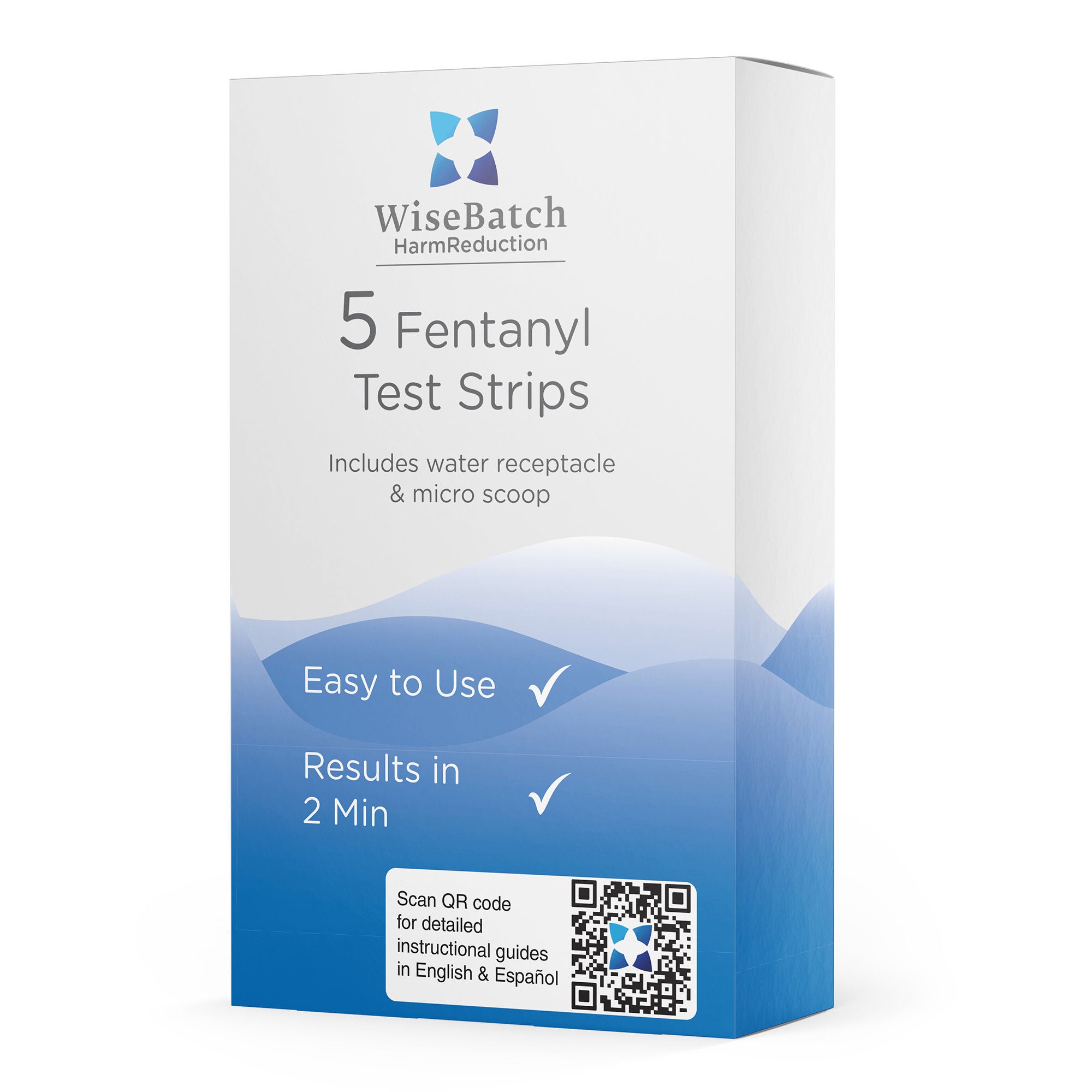 WiseBatch - FYL - WB1 - 5 Drug Identification Test Kit HarmReduction Fentanyl