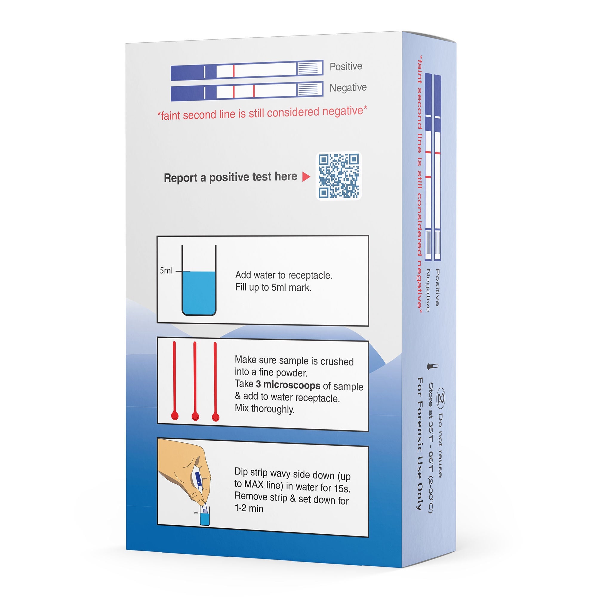 WiseBatch - FYL - WB1 - 5 Drug Identification Test Kit HarmReduction Fentanyl