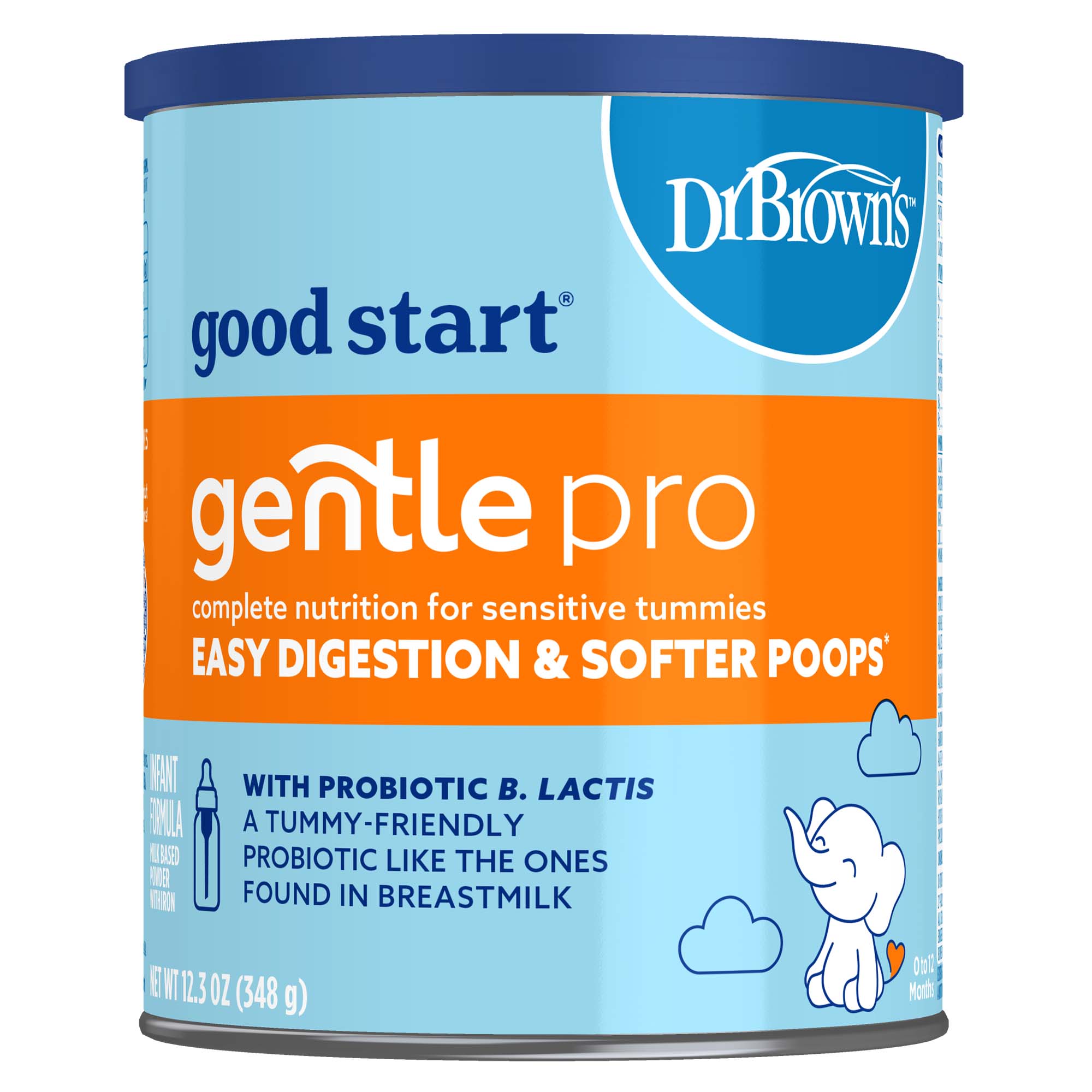 Perrigo Direct Inc - LPB50010 Infant Formula Dr. Brown's™ good start® gentle pro Unflavored 12.3 oz. Can Powder