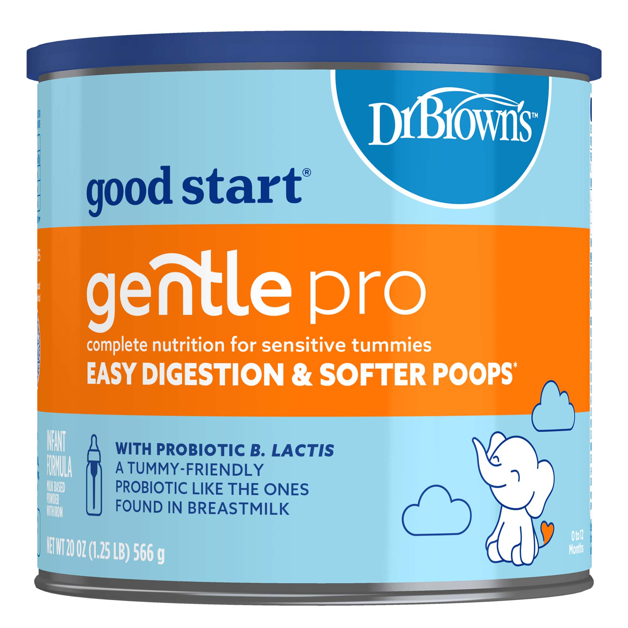 Perrigo Direct Inc - LPB50001 Infant Formula Dr. Brown's™ good start® gentle pro Unflavored 20 oz. Can Powder