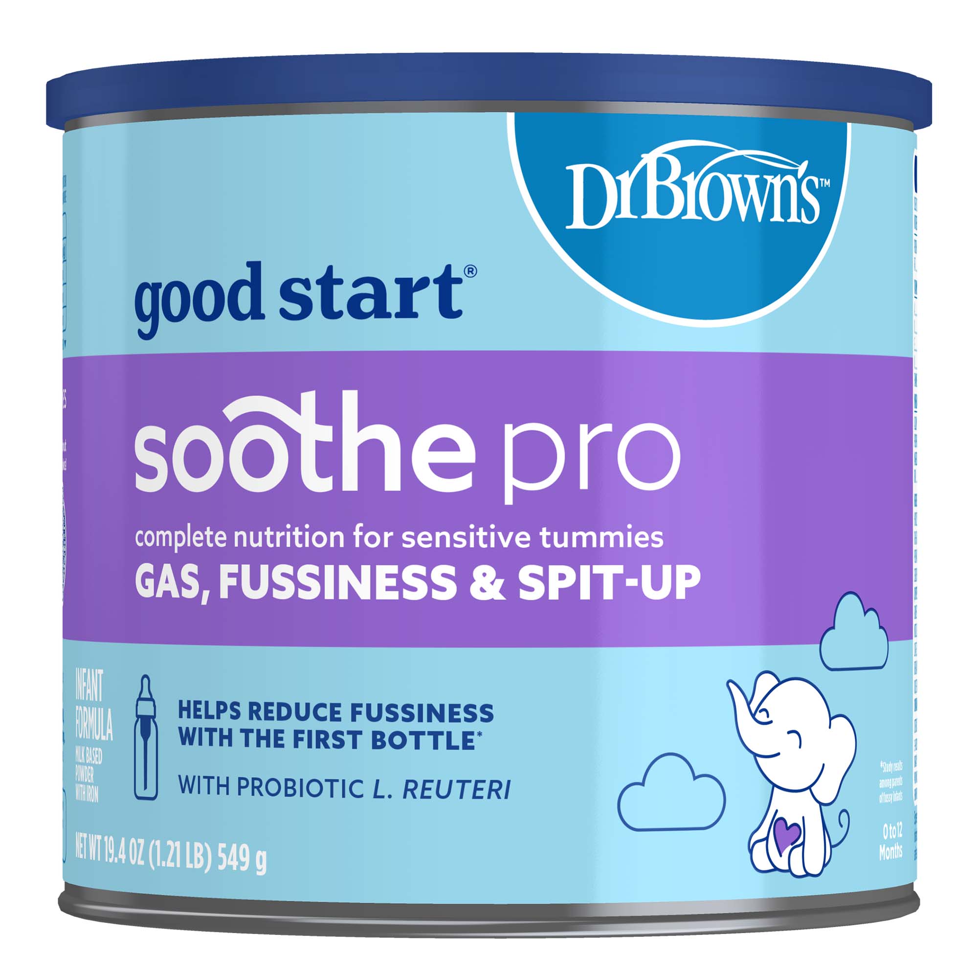 Perrigo Direct Inc - LPB50003 Infant Formula Dr. Brown's™ good start® soothe pro Unflavored 19.4 oz. Can Powder