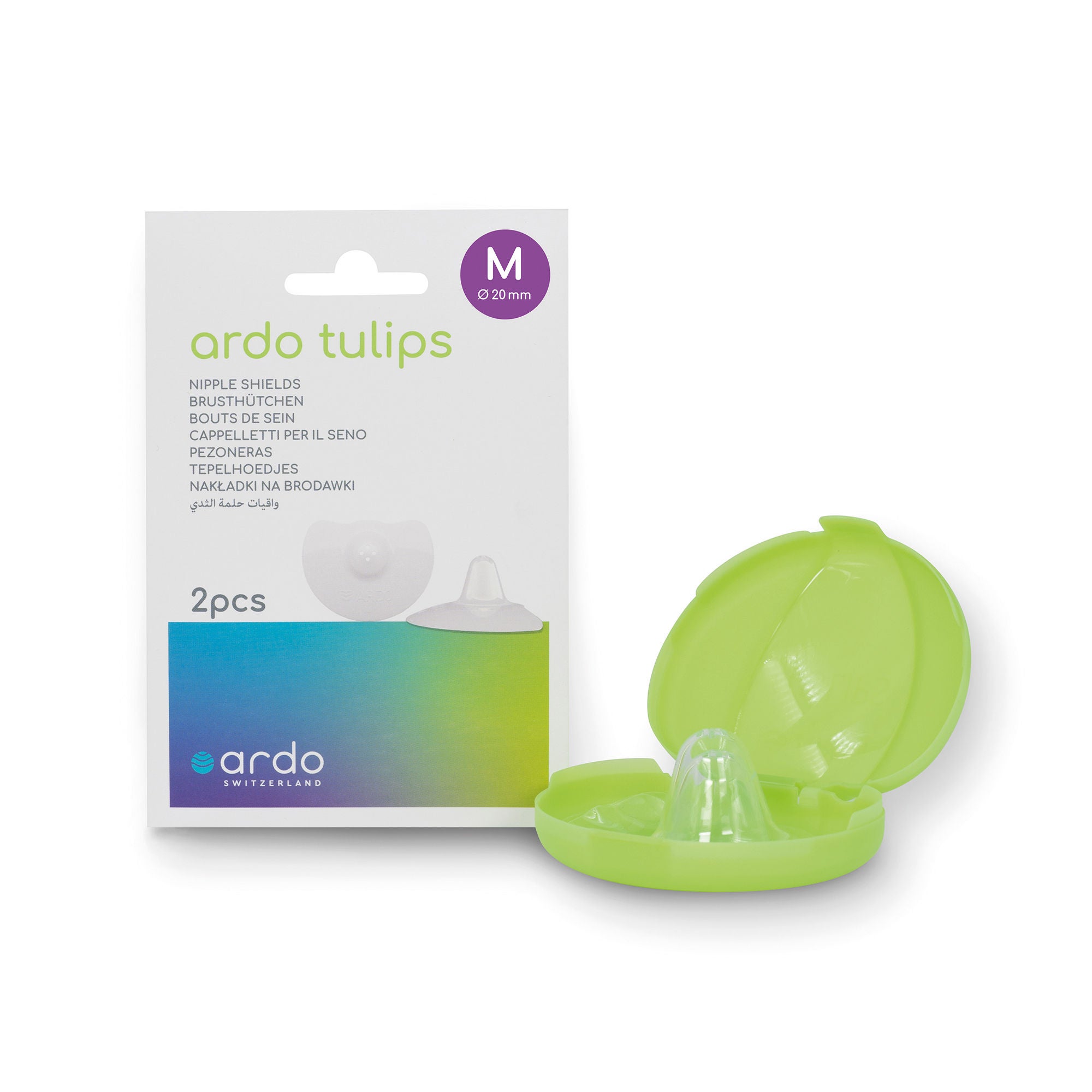 Ardo Medical Inc - 63.00.204 Nipple Shield Ardo Tulips 20 mm / Medium Silicone Reusable
